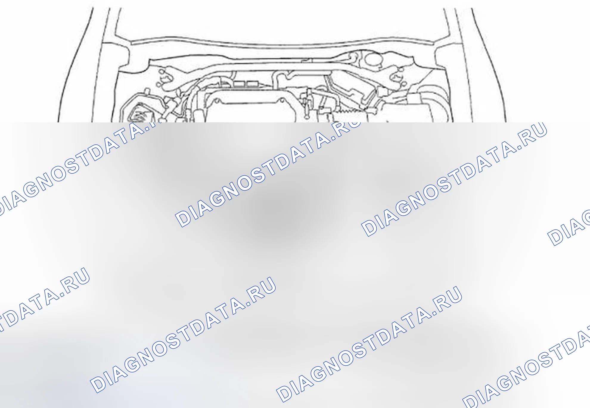 Рис. 7: Указатель расположения компонентов. Honda Crosstour I