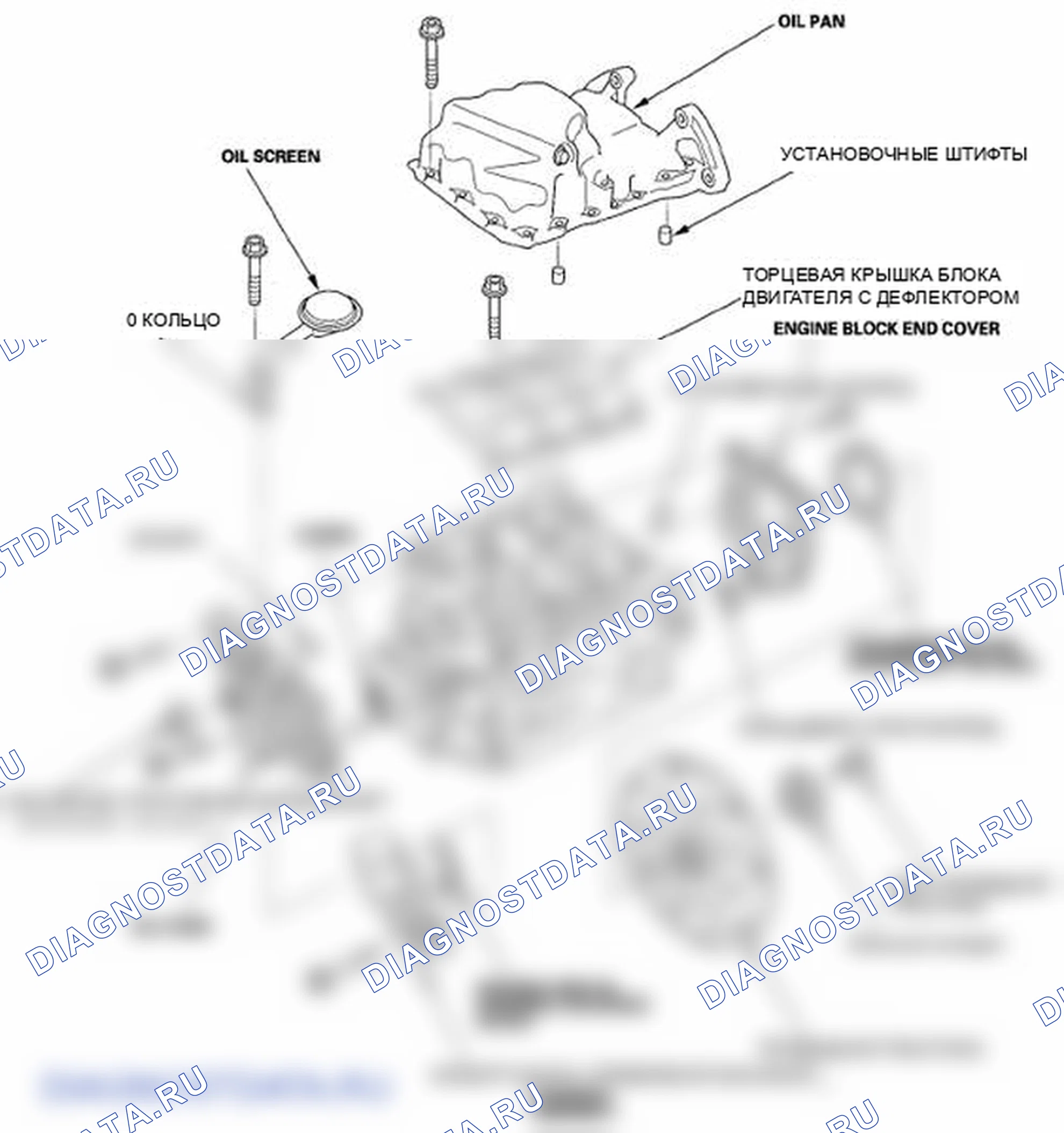 Рис. 685: Двигатель J35A6. Honda Odyssey IV