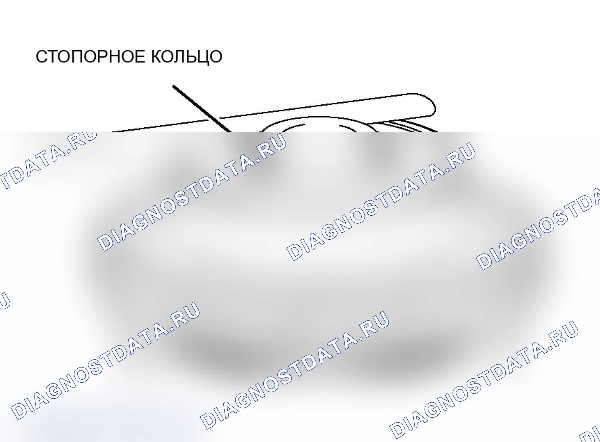 Рис. 144: >> R <<УСТАНОВКА СТОПОРНОГО КОЛЬЦА. Mitsubishi Lancer Ralliart IX рестайлинг