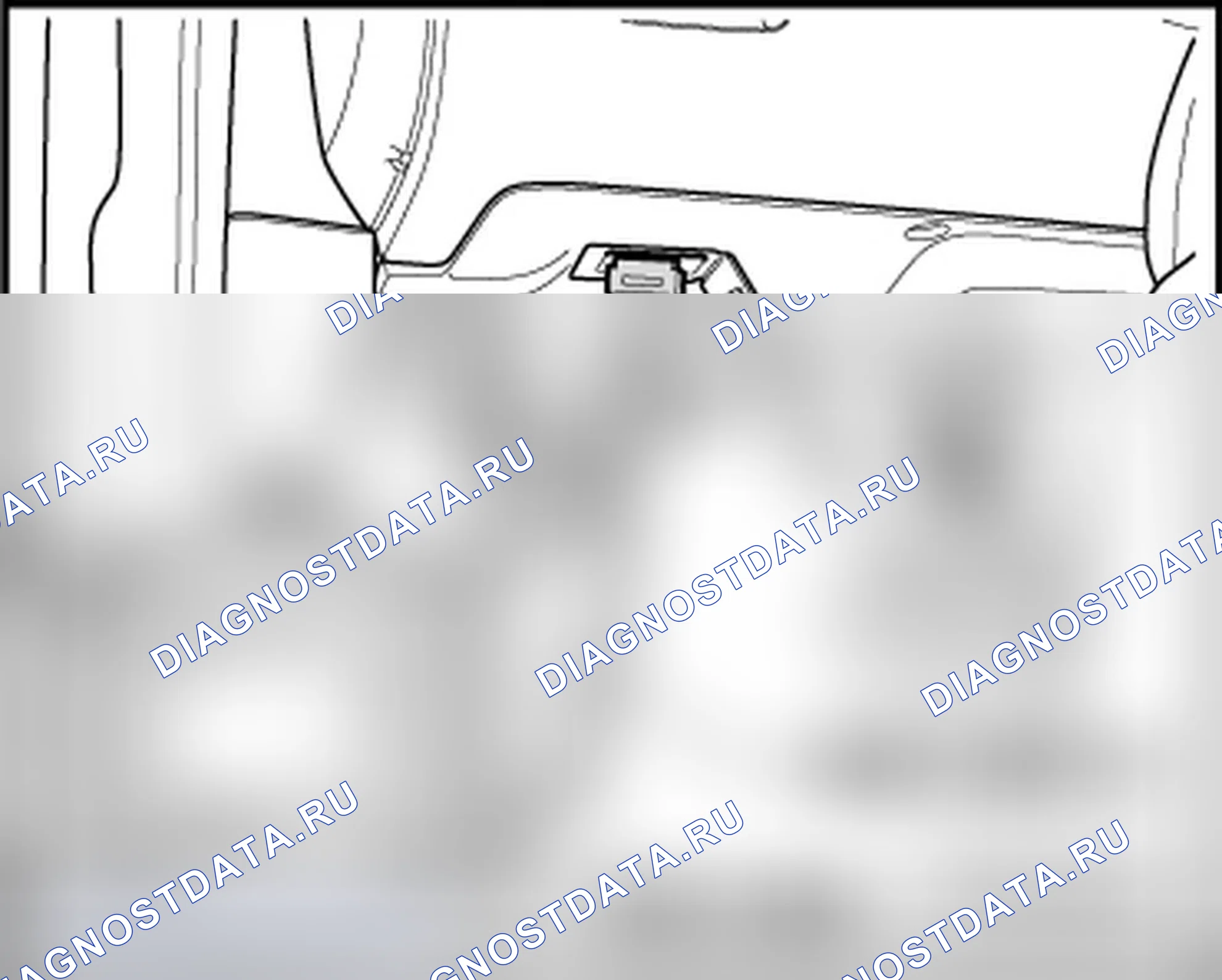 Рис. 4: ДИАГНОСТИЧЕСКОЕ СОЕДИНЕНИЕ. Audi Q7 4L рестайлинг
