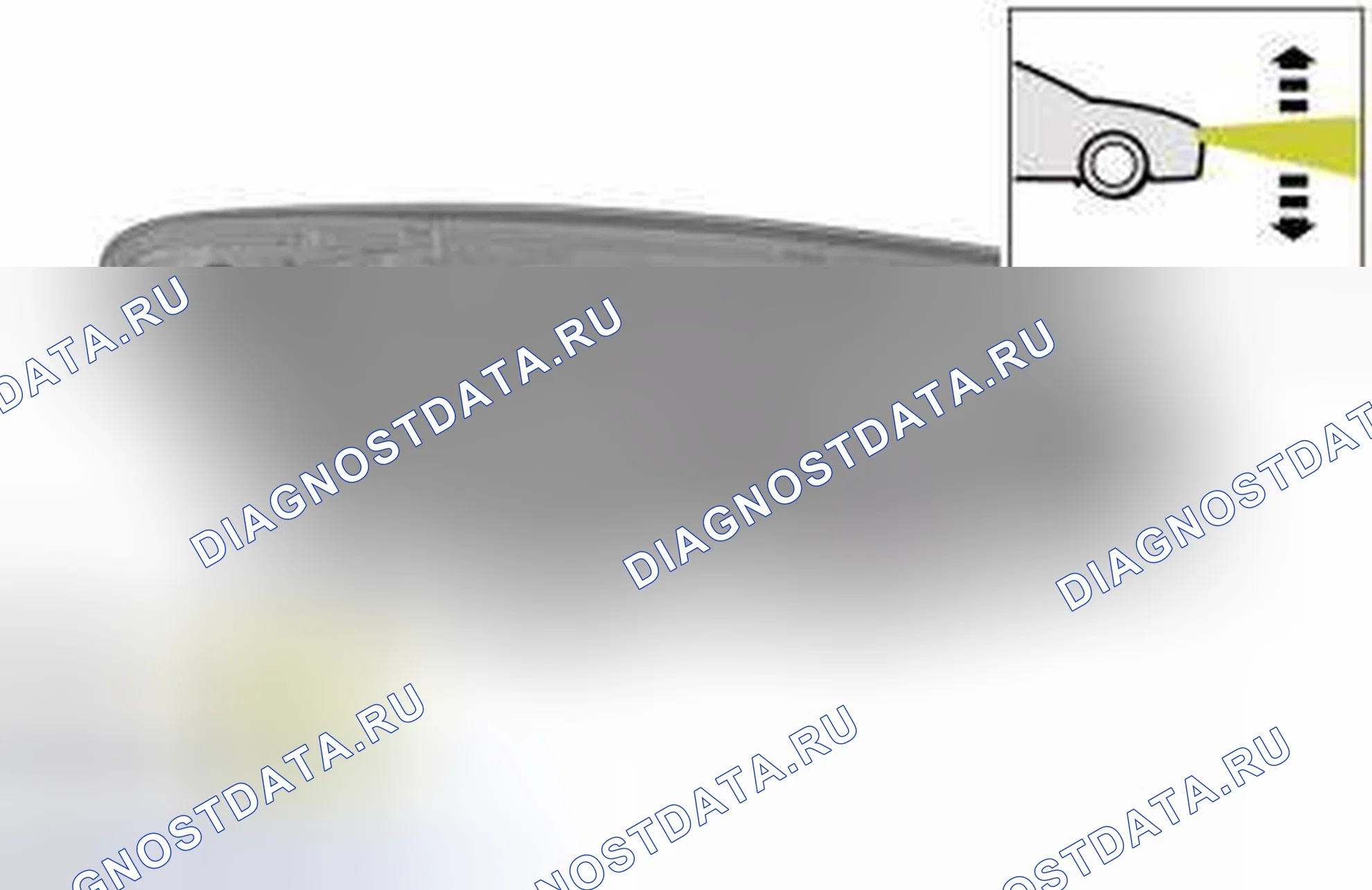 Рис. 12: НАСТРОЙКА ДИАГРАММЫ НАПРАВЛЕННОСТИ. Volvo V50 I