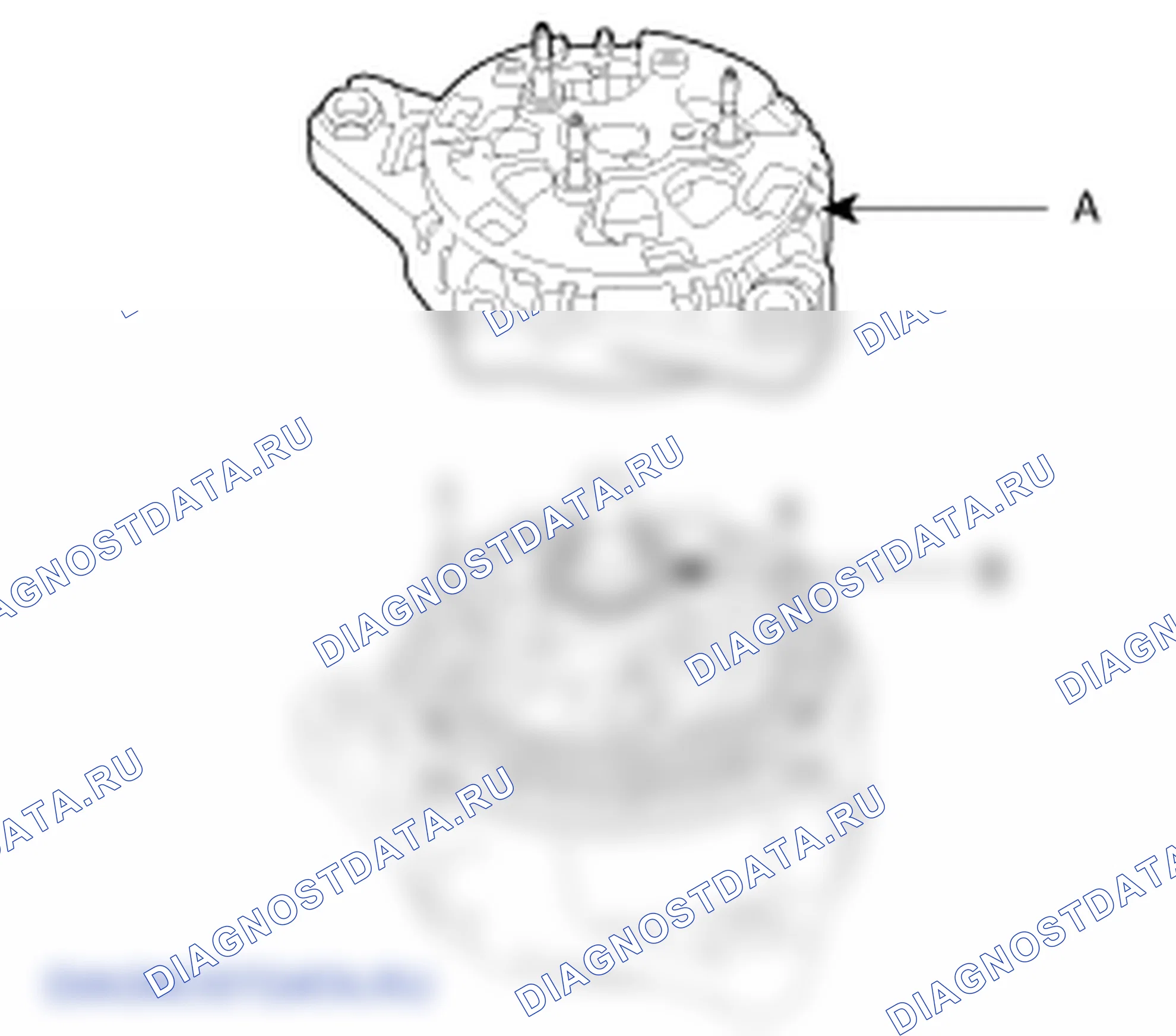 Разборка генератора. Hyundai Santa Fe CM
