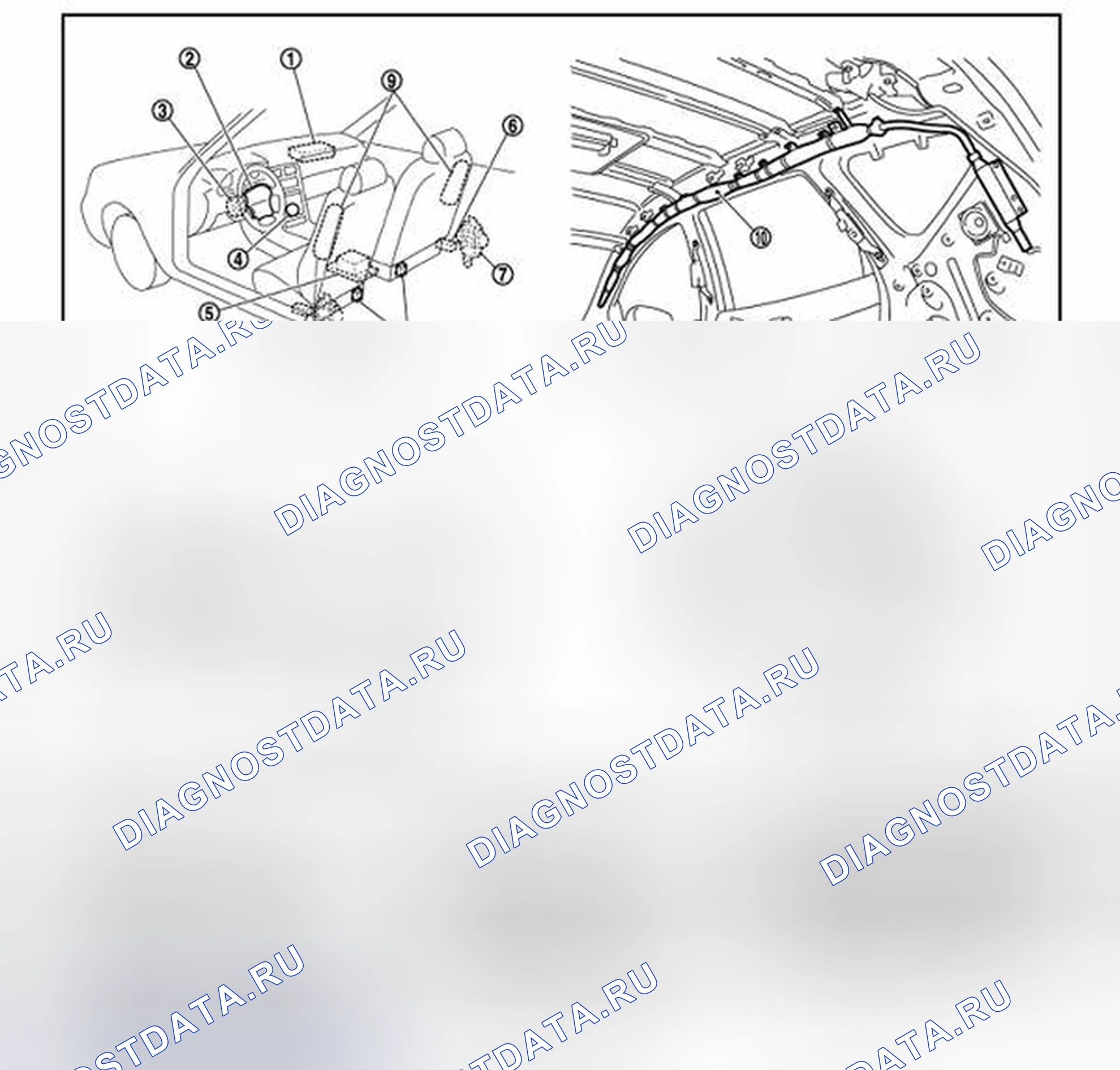 Рис. 19: Расположение компонентов. Nissan Murano Z51 рестайлинг 2