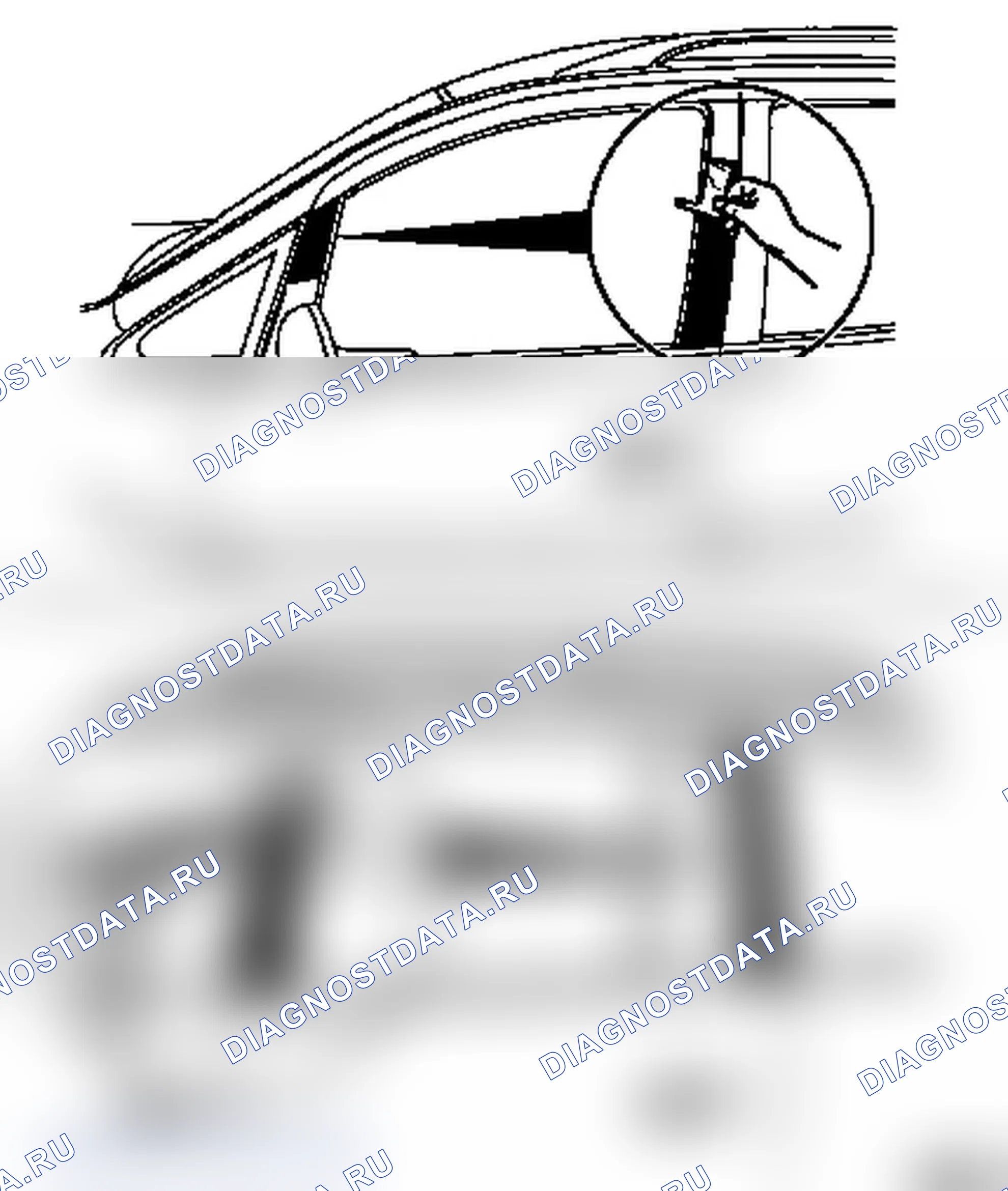 Замена клейкой пленки на раме двери. Opel Zafira A рестайлинг