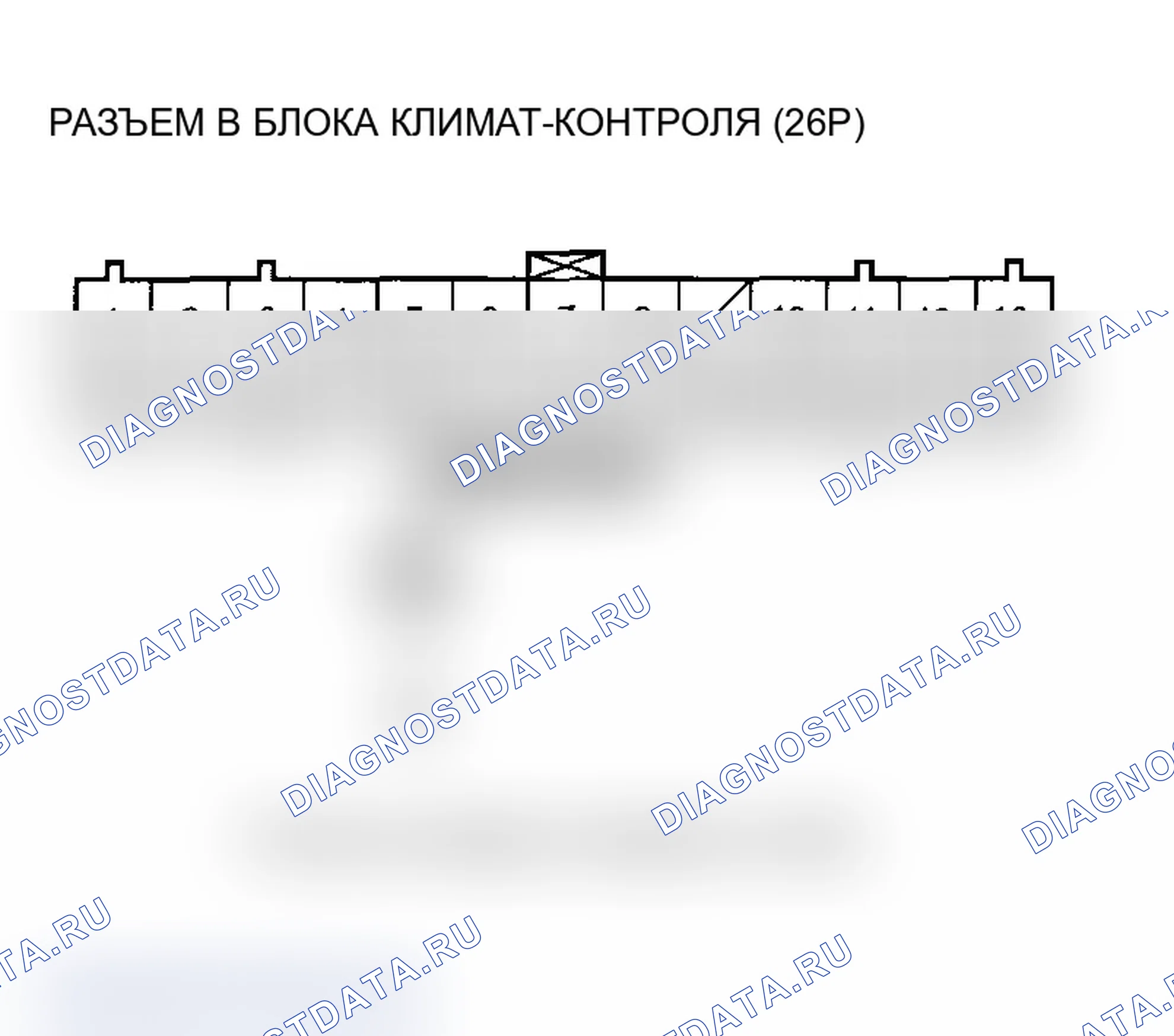 Рис. 23: Индикатор расшифровка кода ошибки D: короткое замыкание в цепи датчика температуры наружного воздуха. Acura MDX I