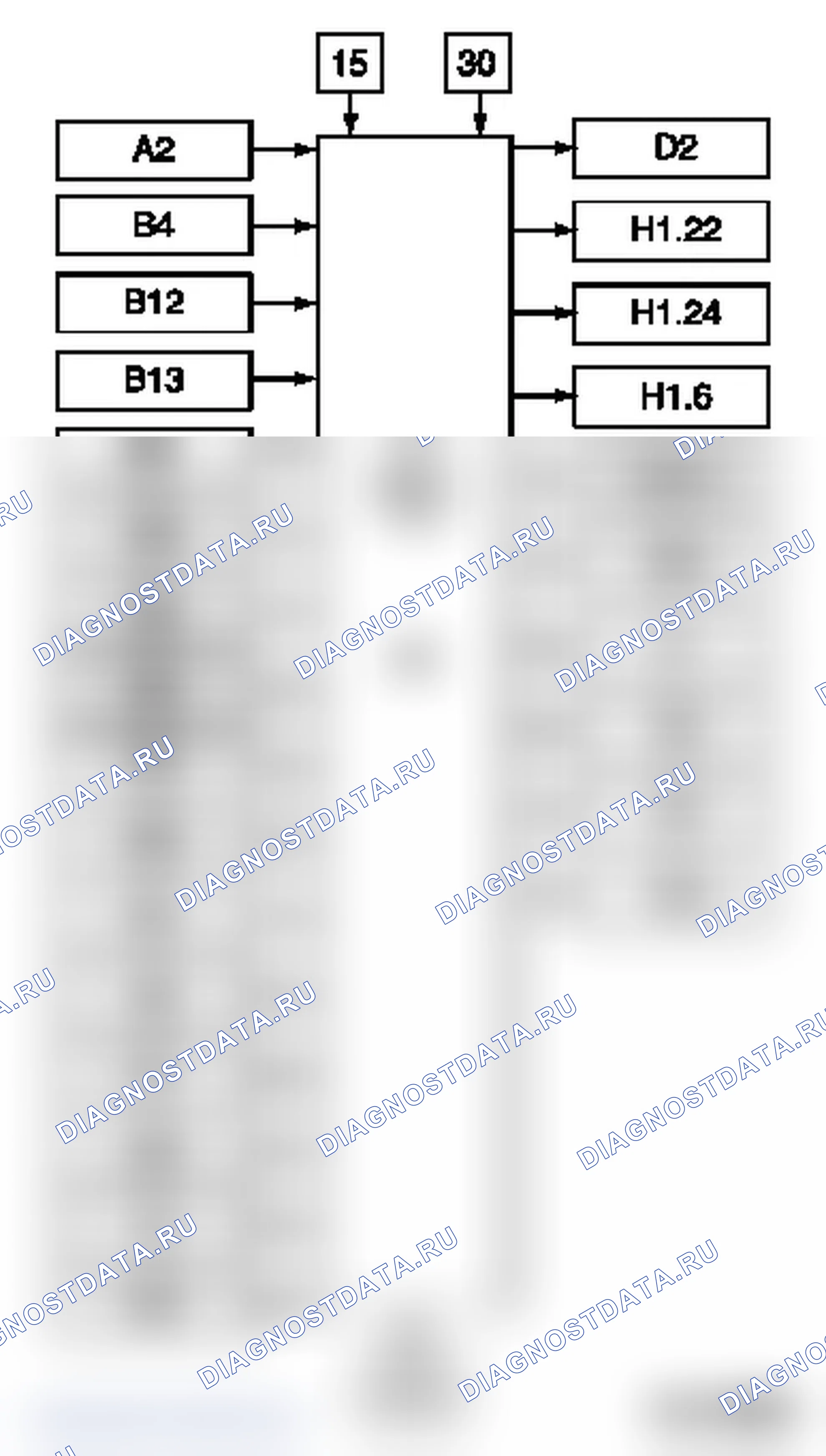 Двигатель, навесные узлы двигателя Блок-схема, X 14 XE и X 16 XEL. Opel Astra G
