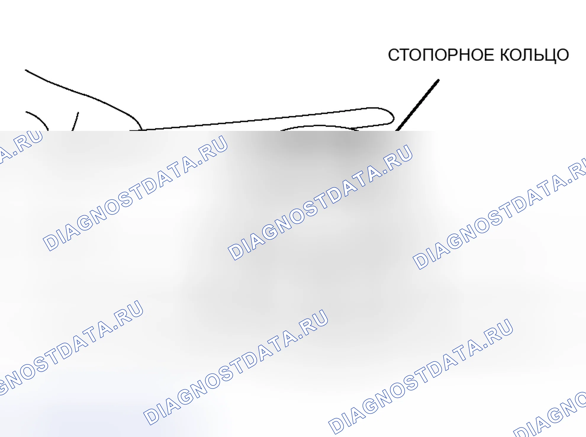 Рис. 147: > > B < < УСТАНОВКА СТОПОРНОГО КОЛЬЦА. Mitsubishi Outlander I