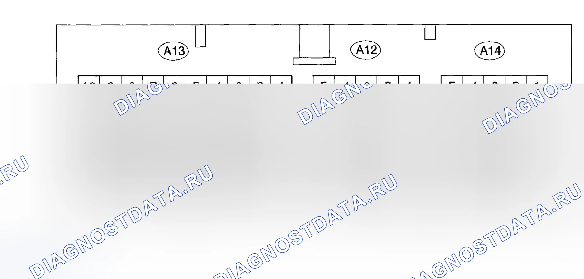 Рис. 23: КЛЕММЫ ЭБУ. Toyota Matrix E130