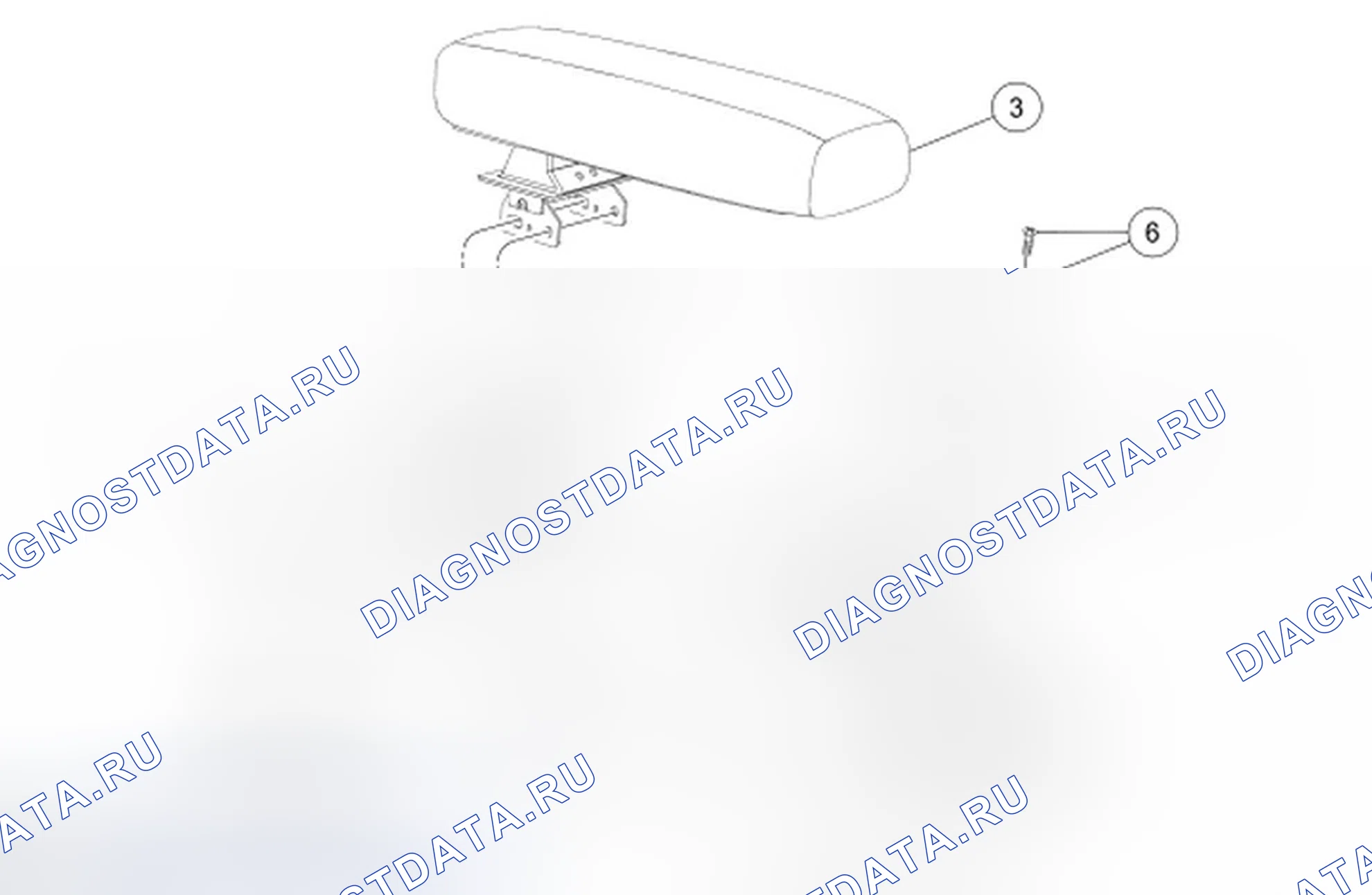 Рис. 30: Напольная консоль. Ford Ranger II