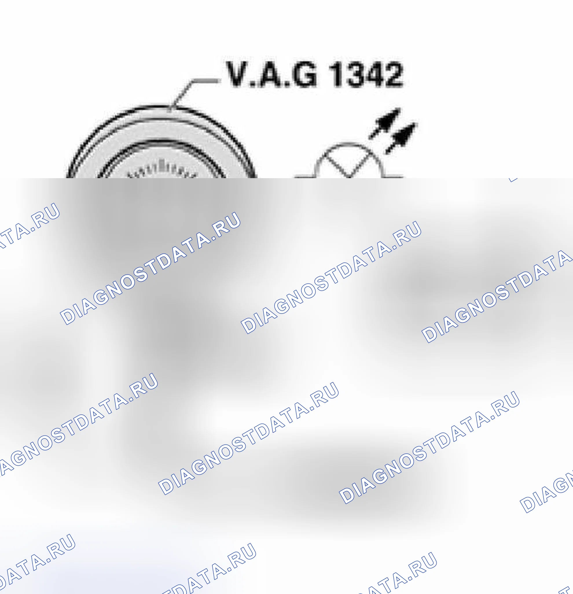 Рис. 143: Реле давления масла, проверка. Volkswagen Golf Mk4