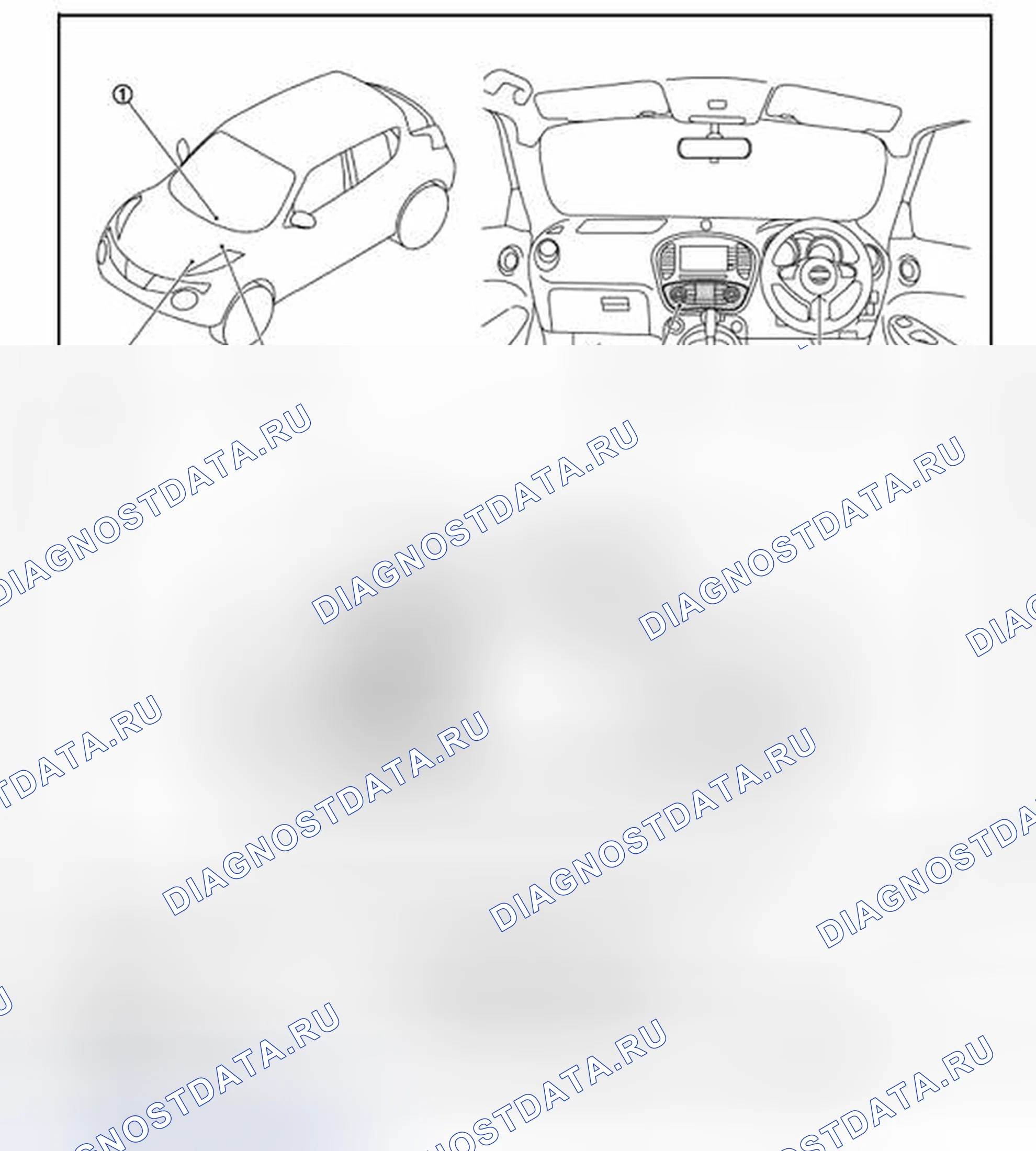 Рис. 7: Расположение компонентов. BMW 4 серия F32/F33 рестайлинг