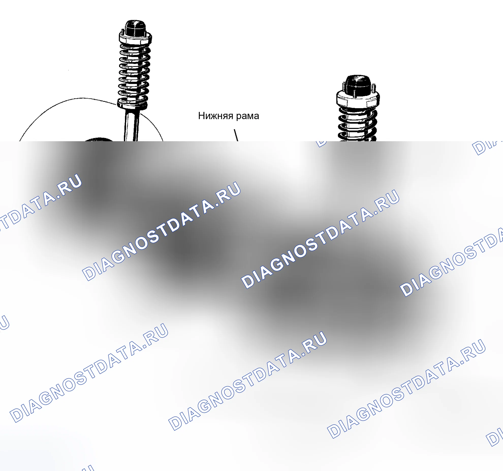 Рис. 37: Многозвенная подвеска E38/E39. BMW M5 E34