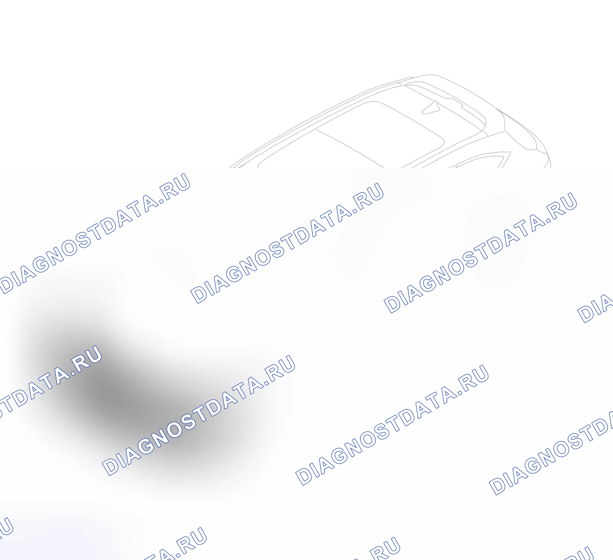 Схема расположения решётки радиатора — Haval F7. Haval F7 I