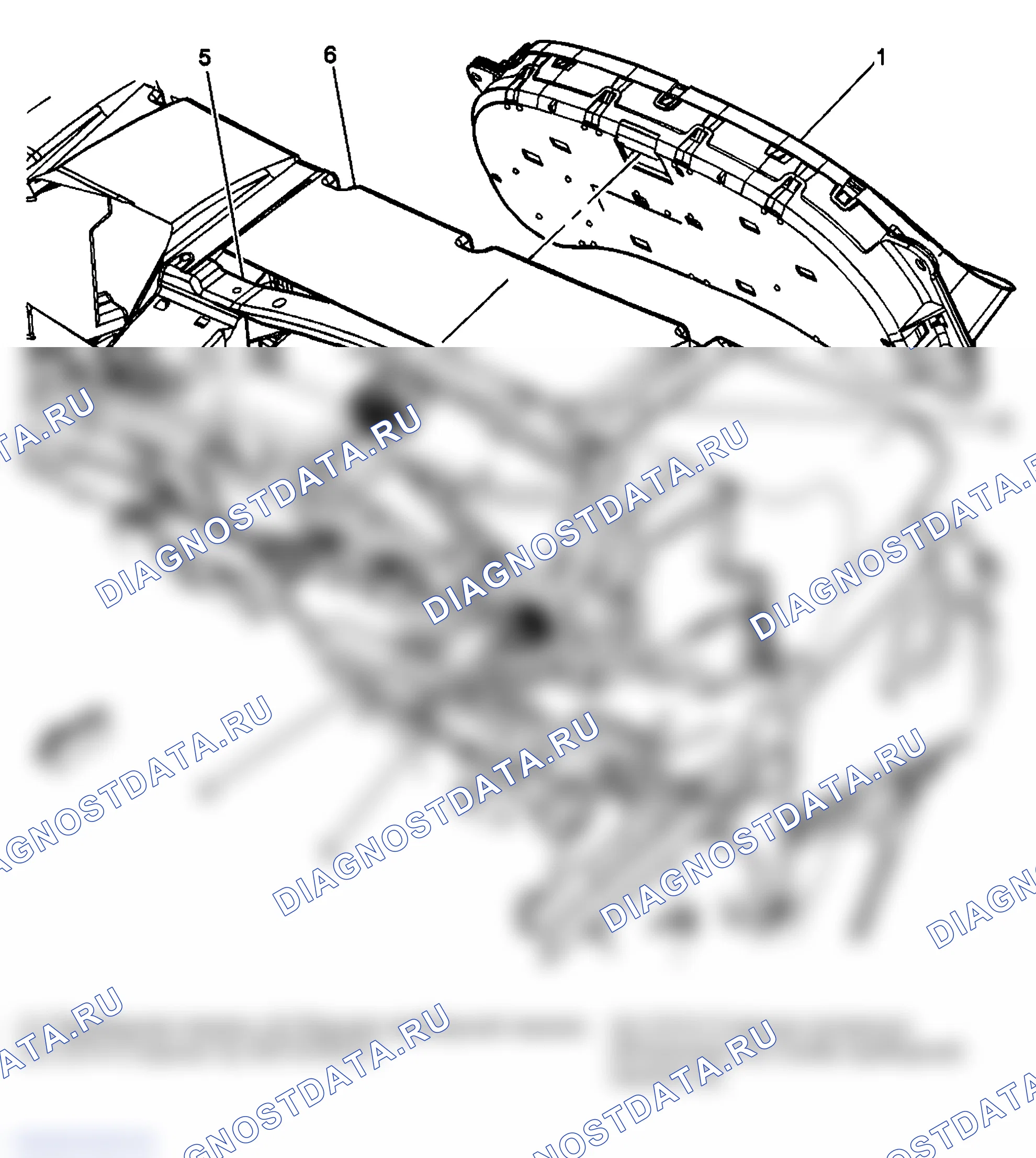 Рис. 13: Виды компонентов приборной панели, датчиков и консоли. GMC Sierra 1500 HD 