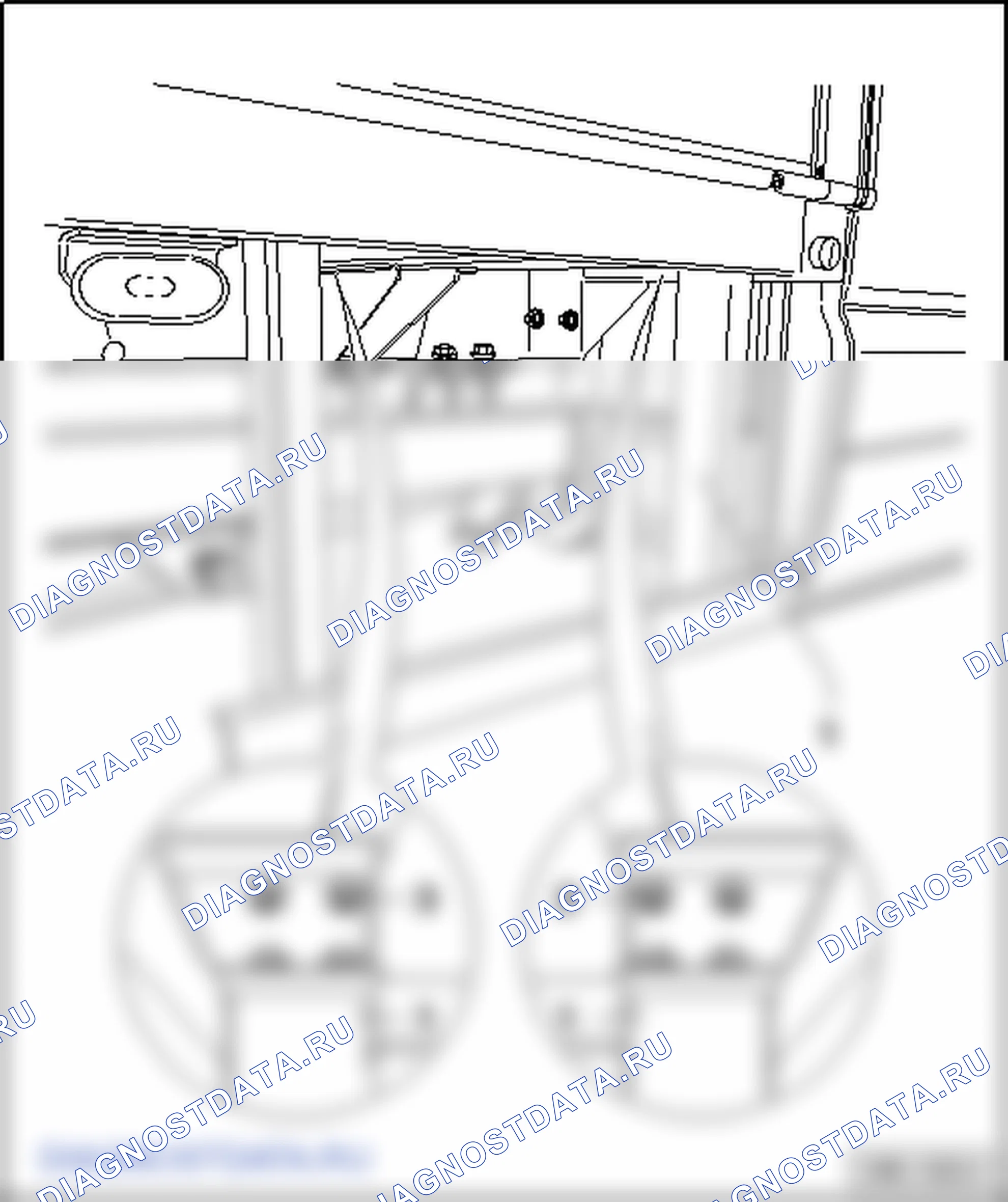 Бортовая грузовая платформа. Volkswagen Crafter I