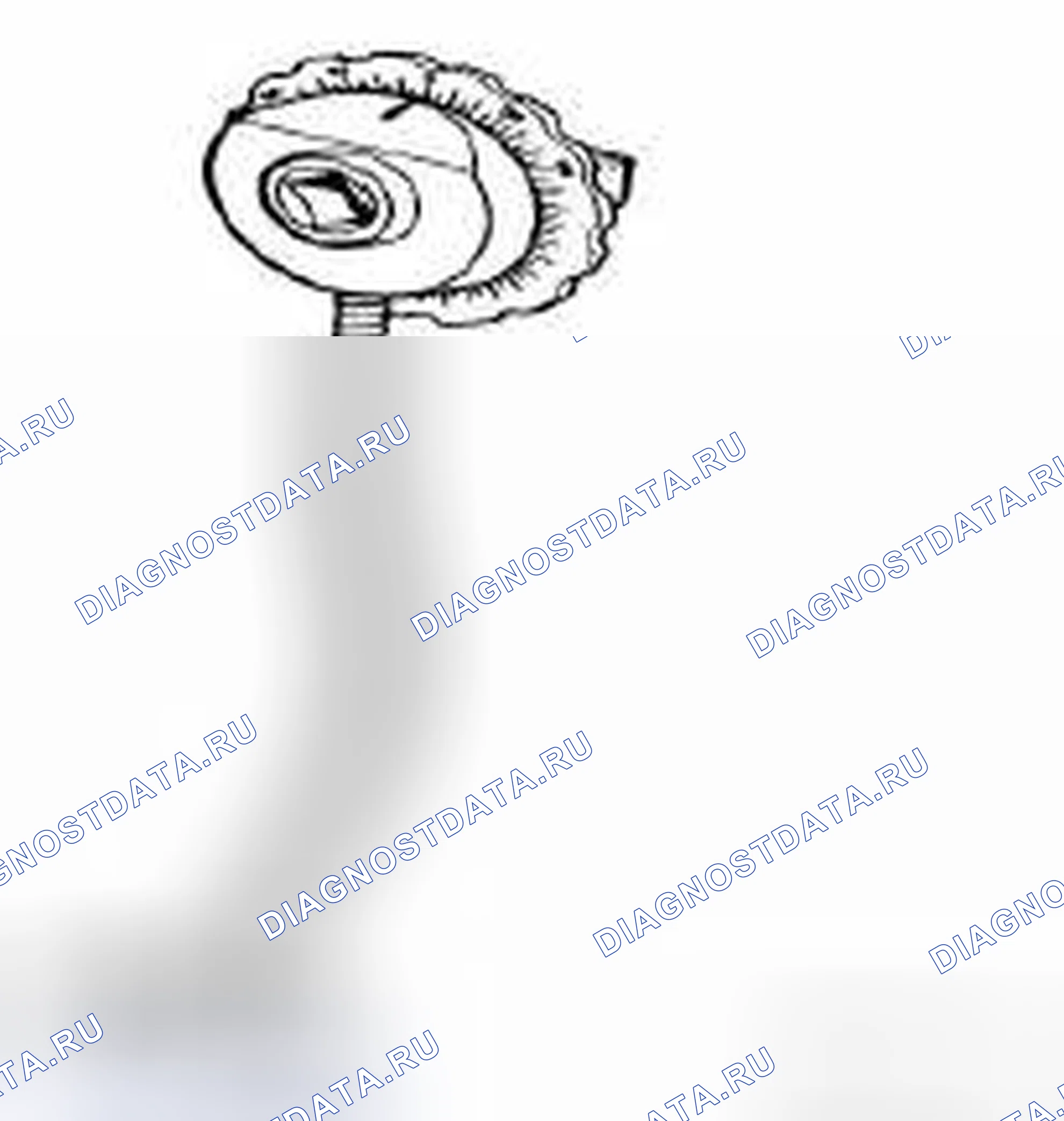 Рис. 185: 00 9 120 Лимб измерения угла крутящего момента. MINI Cooper S I