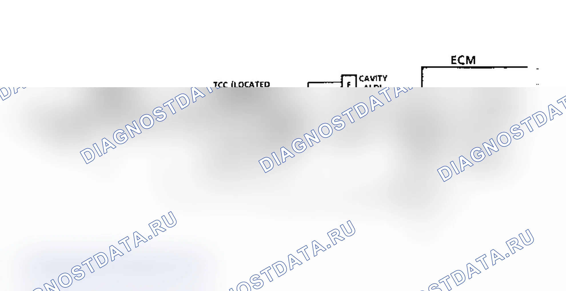 Рис. 123: ДИАГРАММА C-8A. МУФТА ГИДРОТРАНСФОРМАТОРА - КОРОБКА ПЕРЕДАЧ THM 3T40 3.3L КУЗОВА A&N. Buick Electra Park Avenue Ultra 