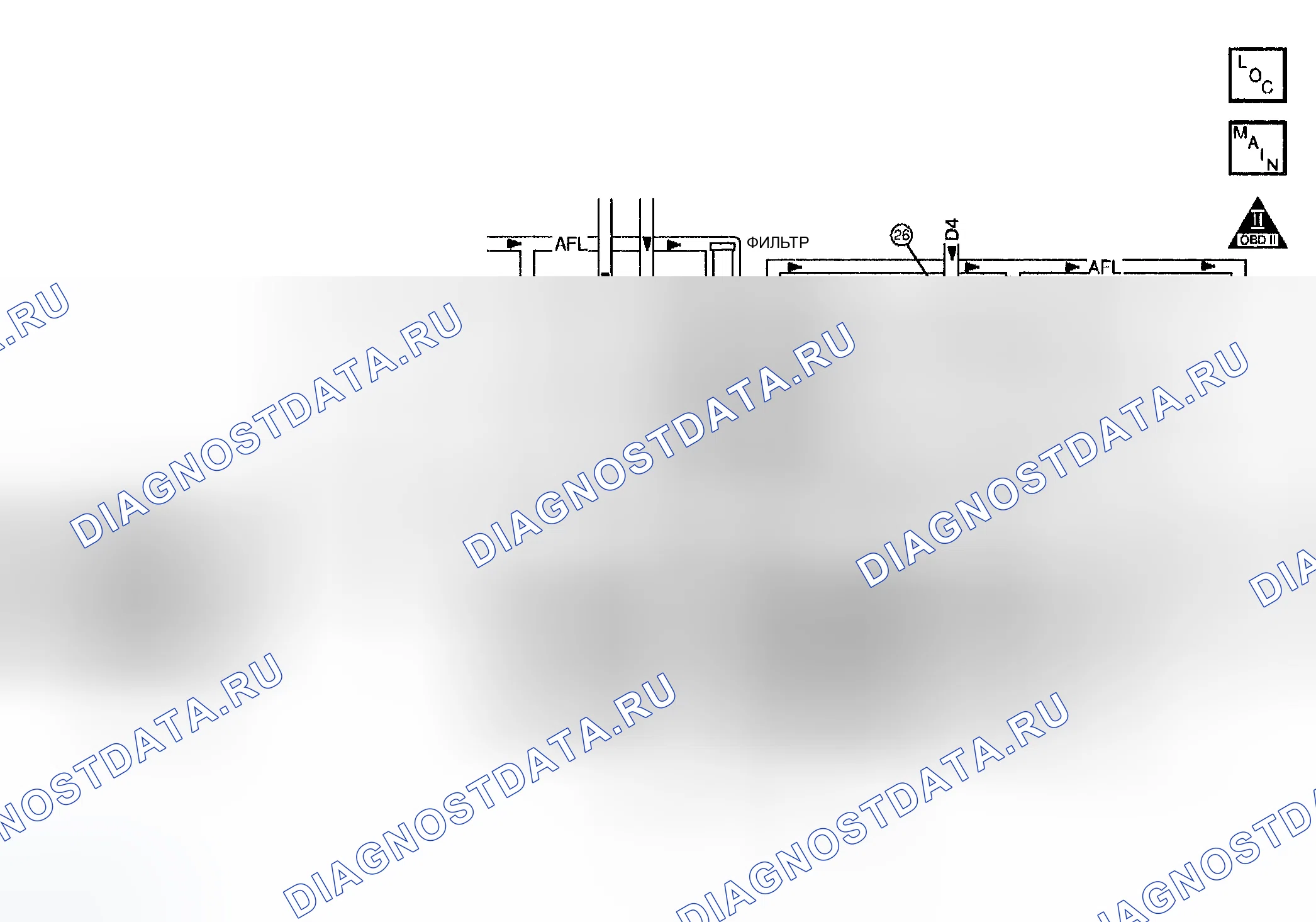 Рис. 324: расшифровка кода ошибки P0752 (4.2L): 1-2 Характеристика клапана соленоида переключения передач (SS) - без второй или третьей передачи. Chevrolet TrailBlazer I