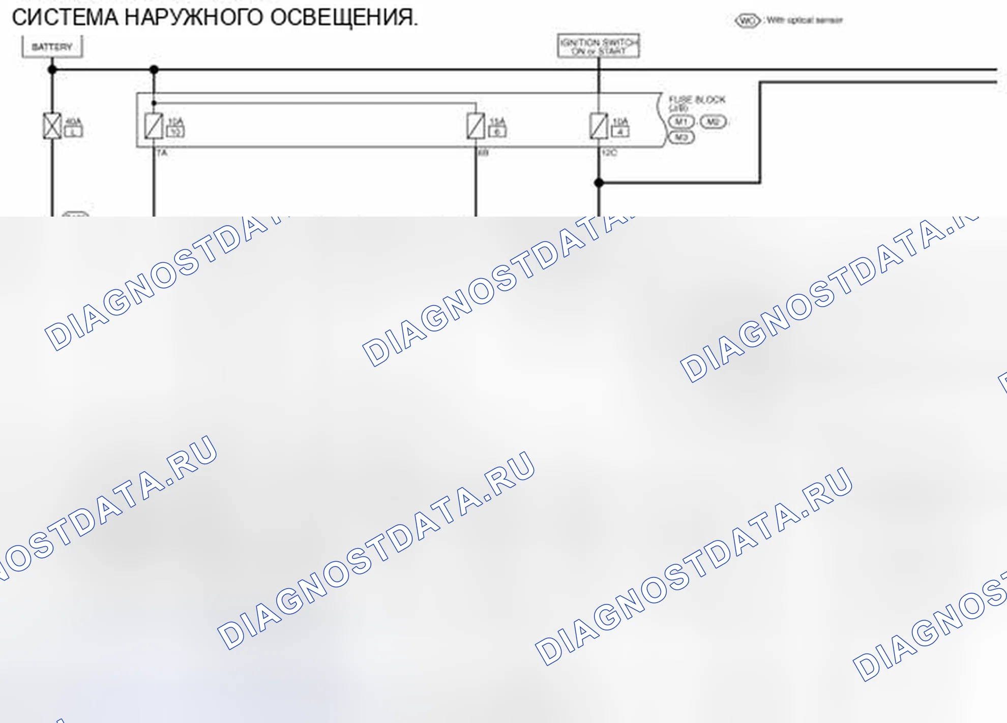 Рис. 24: электросхема. Nissan Quest IV