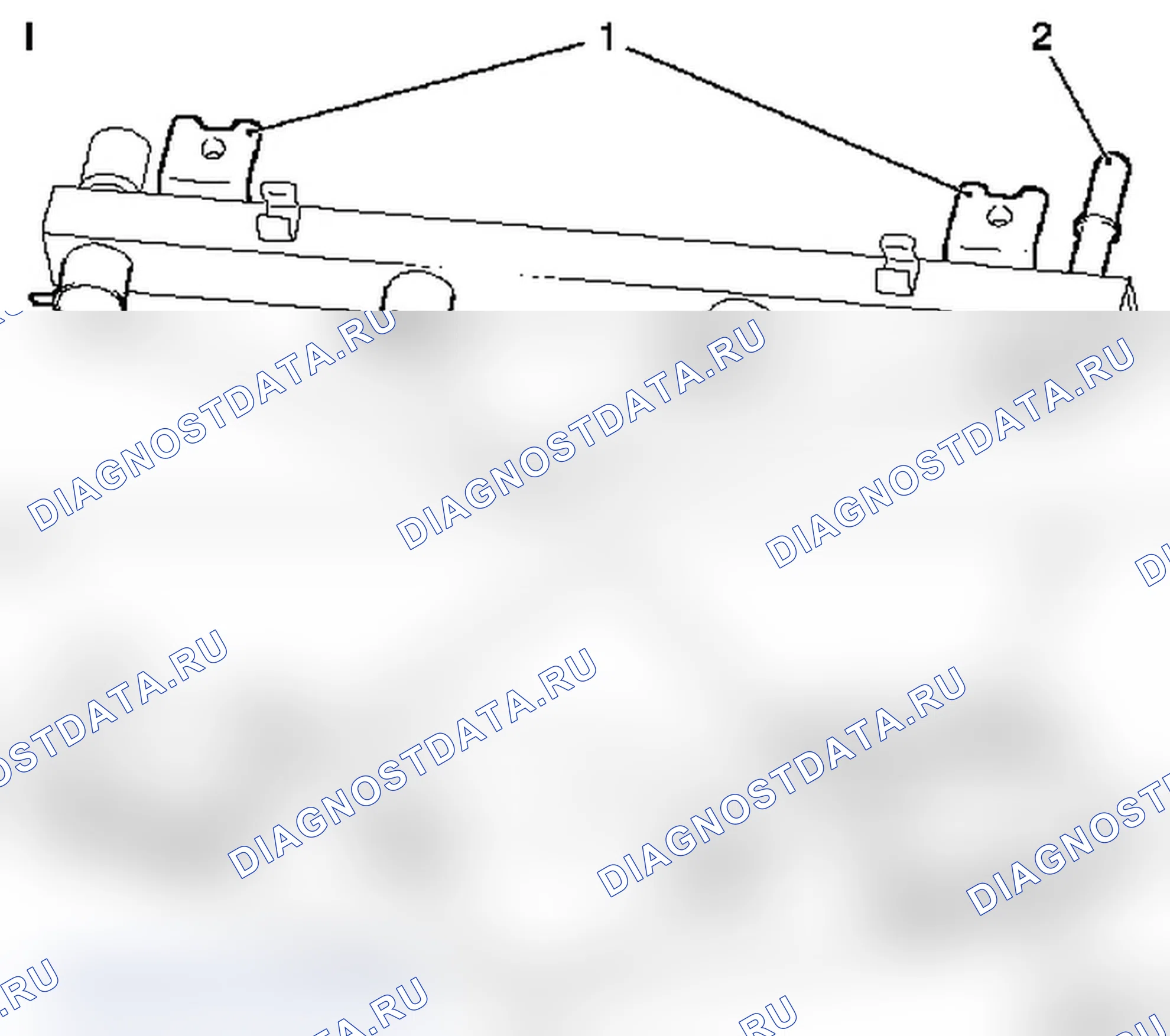 Трубопровод топливной рампы Z 12 XE. Opel Corsa C