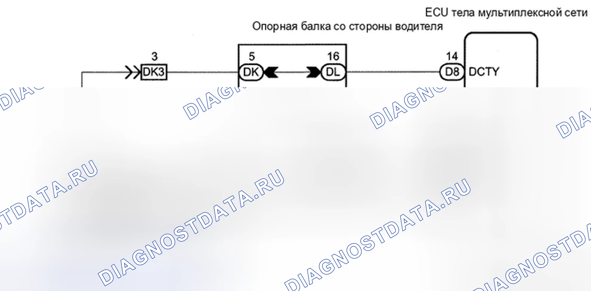 Рис. 98: электросхема. Toyota Avalon XX30 рестайлинг