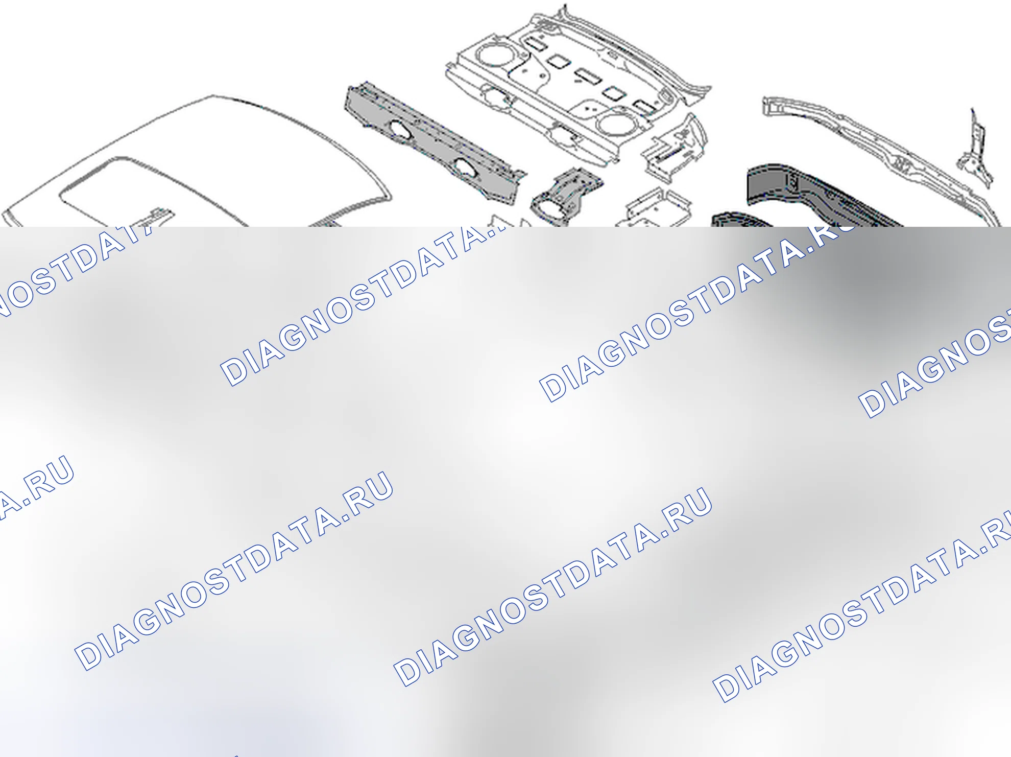 Рис. 79: Идентификация стали HSS / борной стали (3 из 4). Volvo S60 I рестайлинг