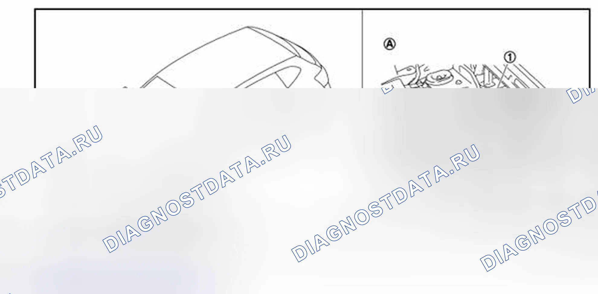 Рис. 113: Расположение компонентов. Nissan Rogue I рестайлинг