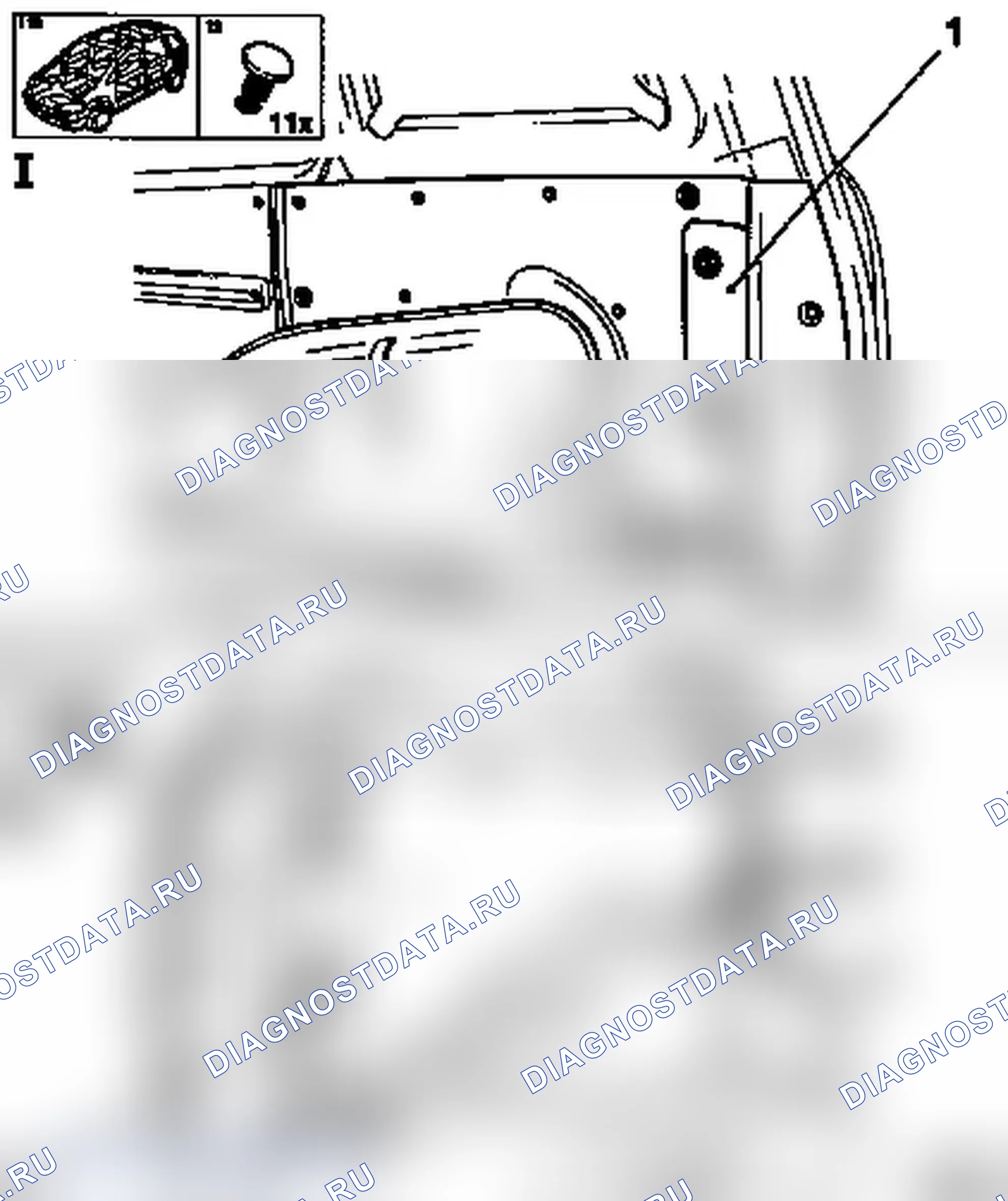 Снятие и установка внутренней обшивки боковой панели сзади (модель F70). Opel Astra G