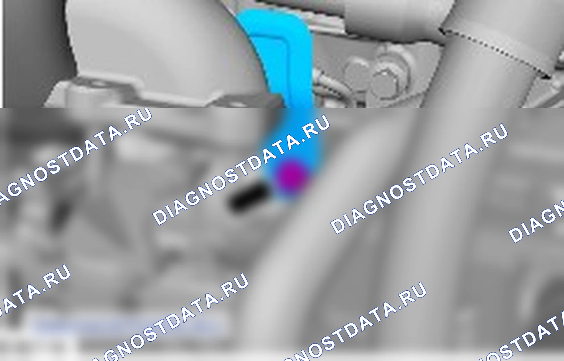 Как снять и установить датчик детонации (KS). Ford Transit Connect I