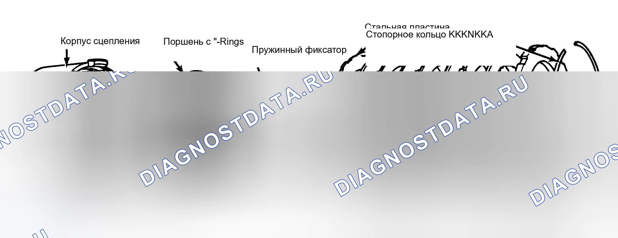 Рис. 95: Повторная сборка. Ford Thunderbird IX