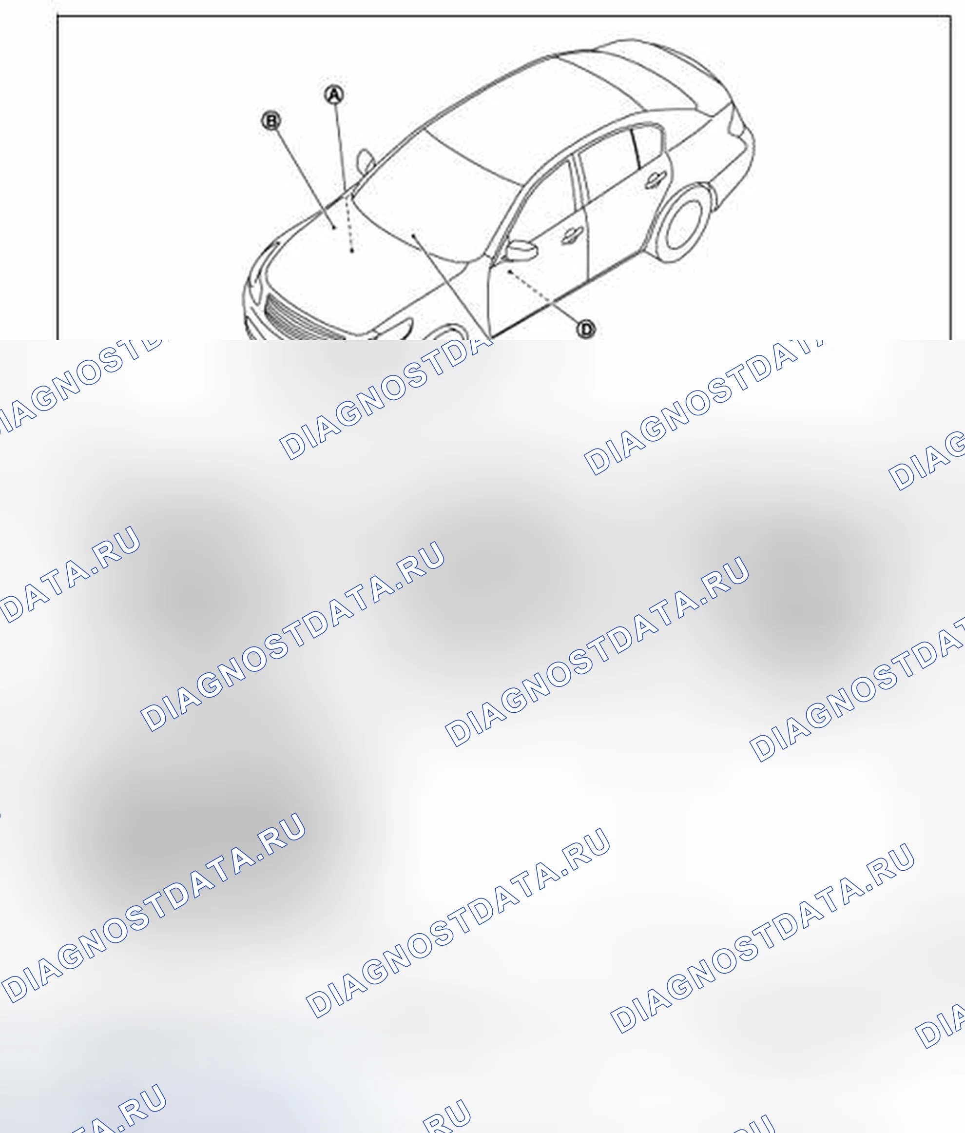 Рис. 112: Расположение компонентов. Infiniti G35 IV