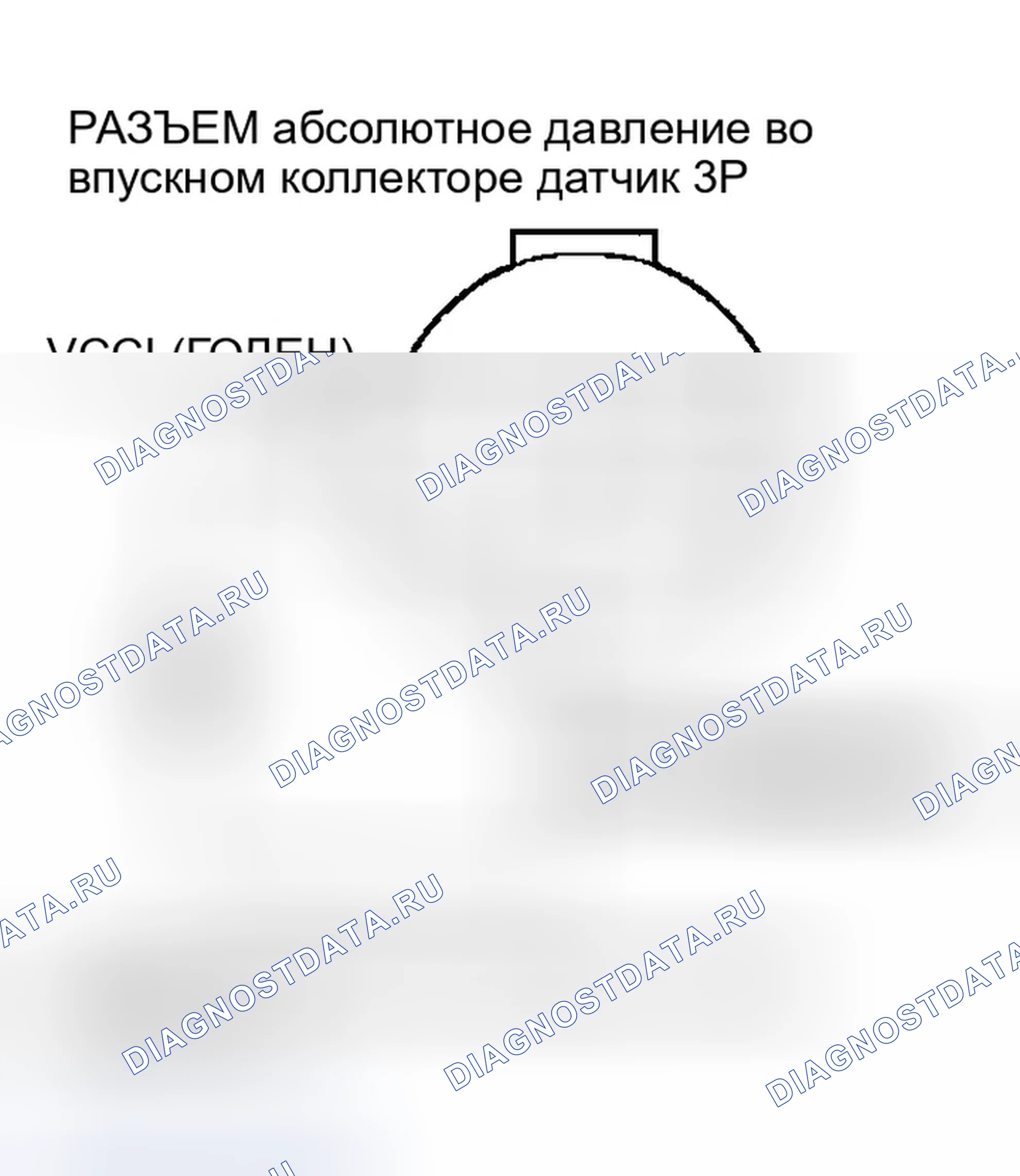 Рис. 86: P0107 расшифровка кода ошибки: низкое напряжение цепи датчика абсолютное давление во впускном коллекторе. Honda Accord VI