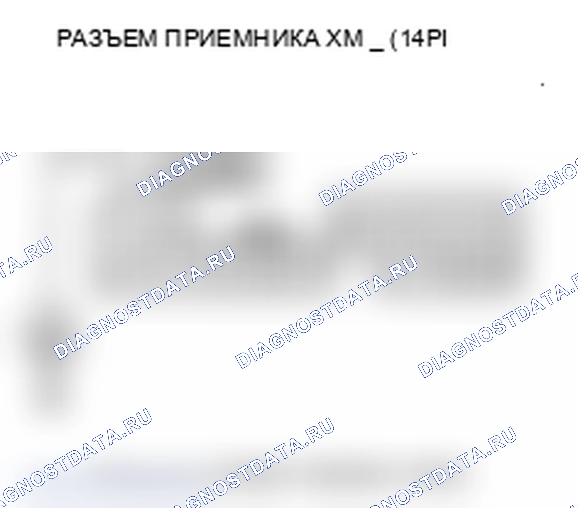 Рис. 362: Радиодисплей XM пуст и информация о станции не отображается (без AcuraLink®). Acura RDX I рестайлинг