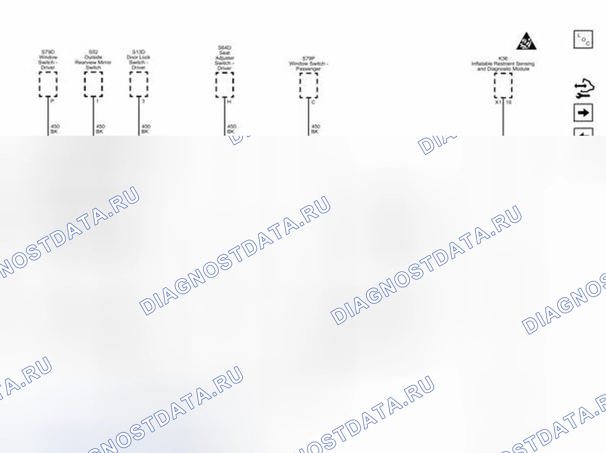 Рис. 69: G301 (2 из 2) и G302. Chevrolet Captiva I рестайлинг 2