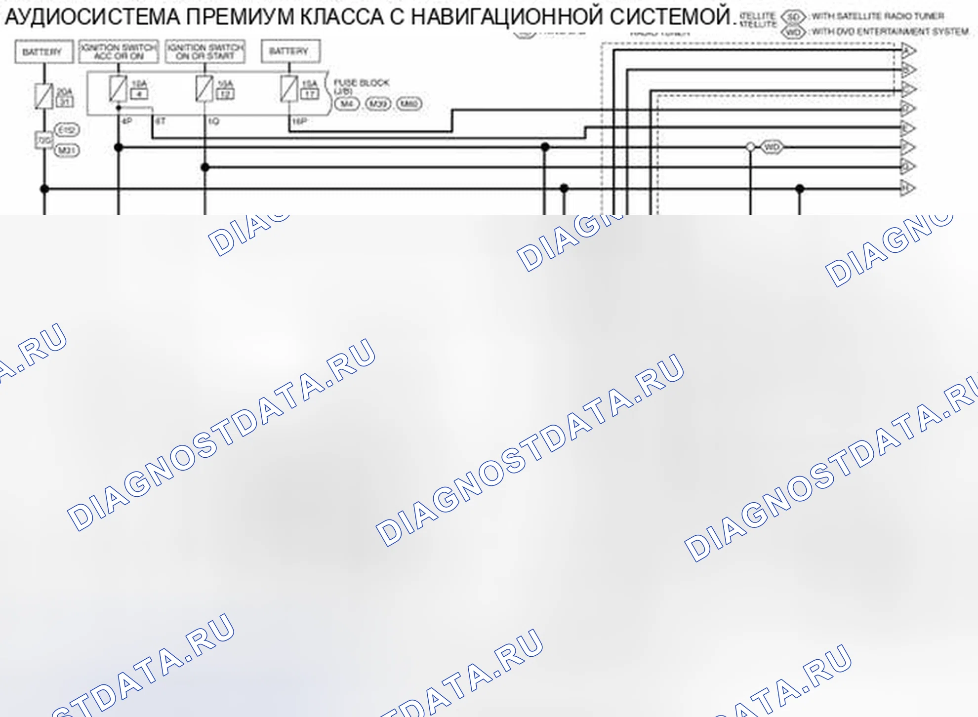 Рис. 195: электросхема. Honda Today I