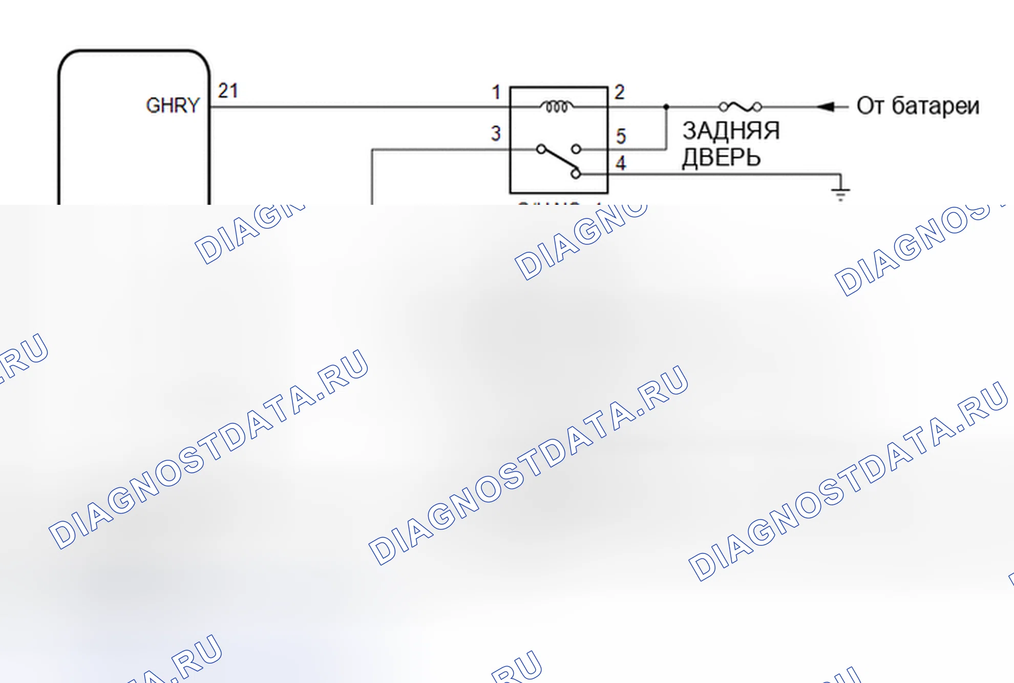 Рис. 32: электросхема. Toyota Highlander III