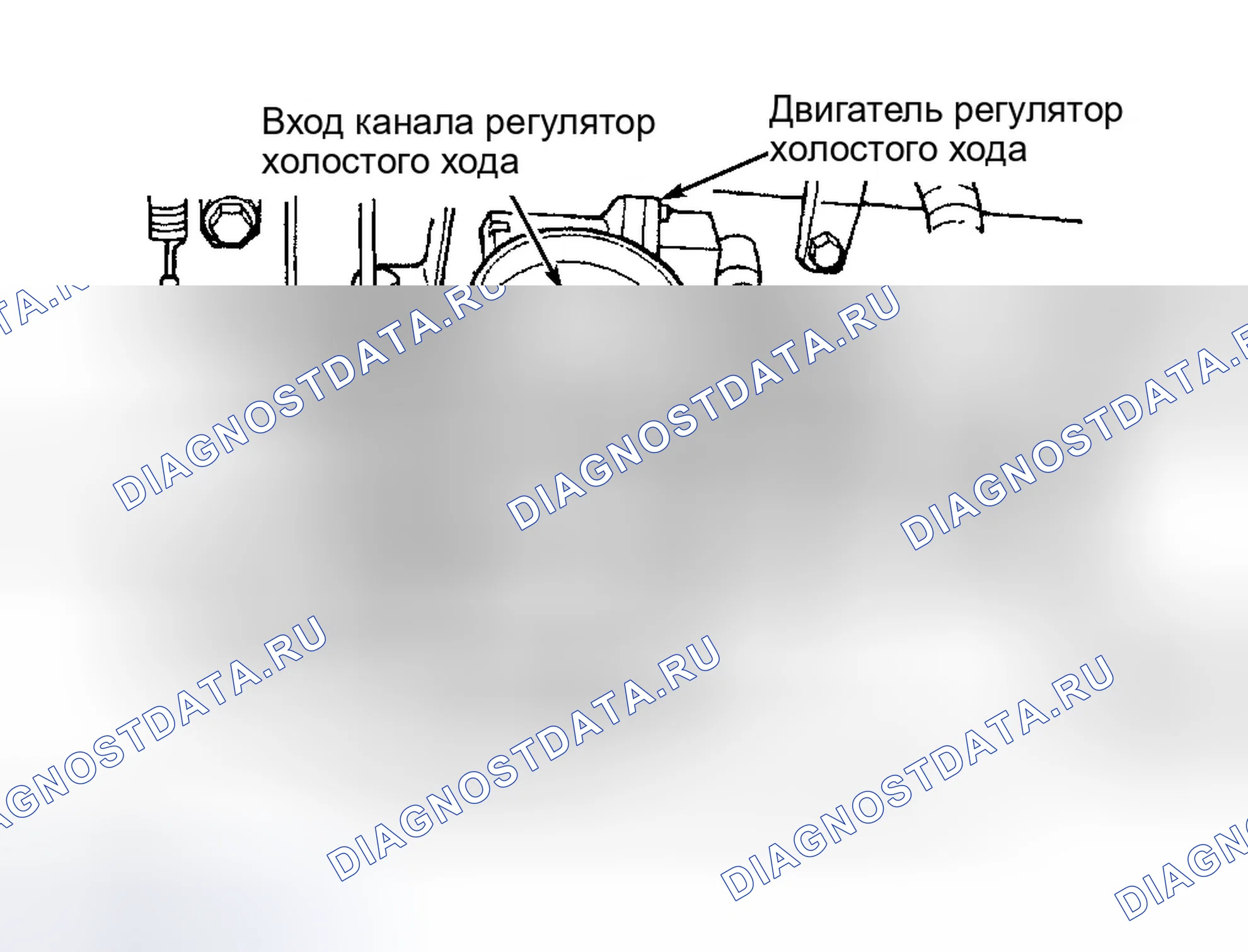 Рис. 3: Датчик температуры всасываемого воздуха. Jeep Cherokee III