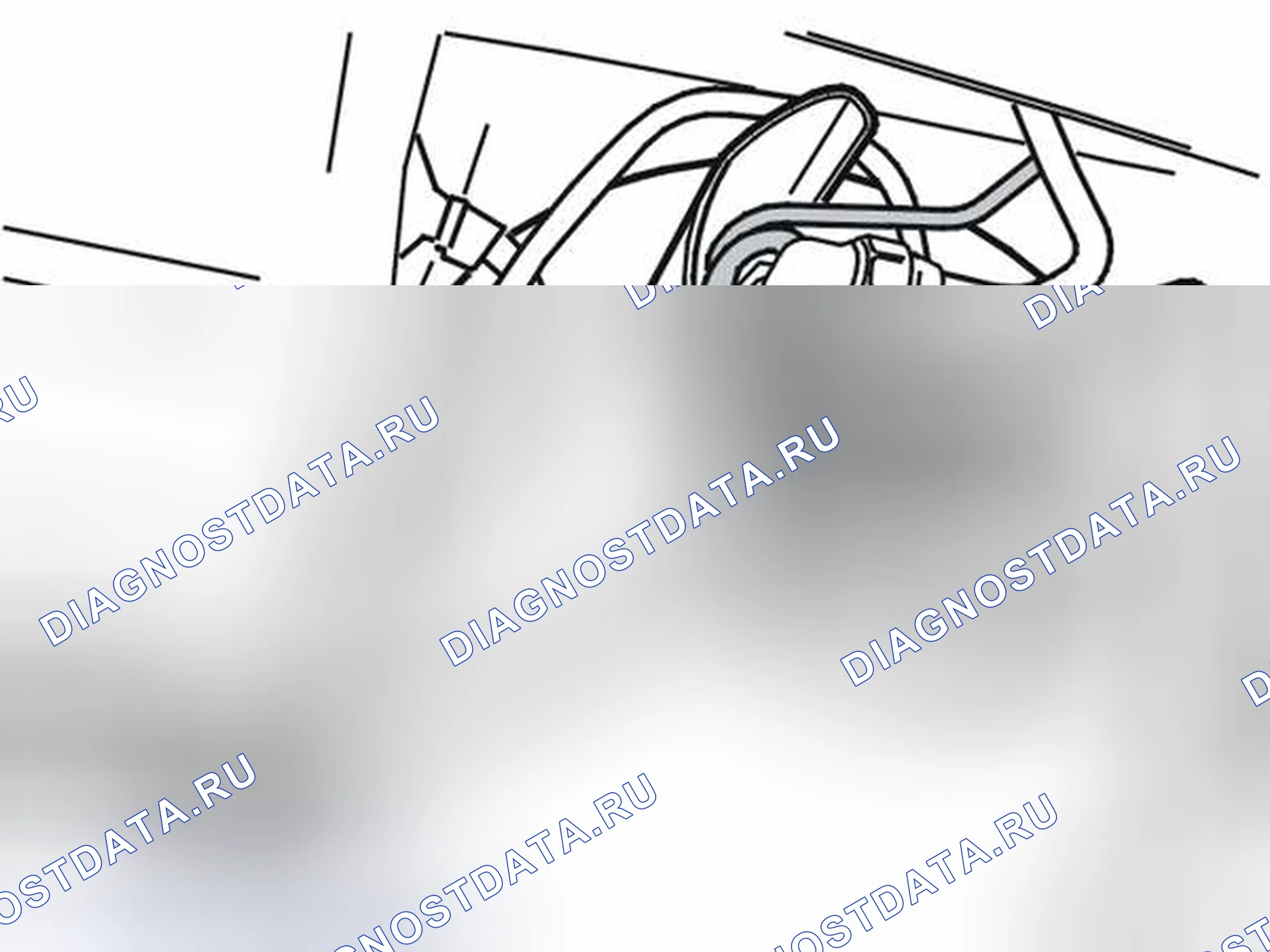 Рис. 374: Слив из бензобака. Volvo C70 I