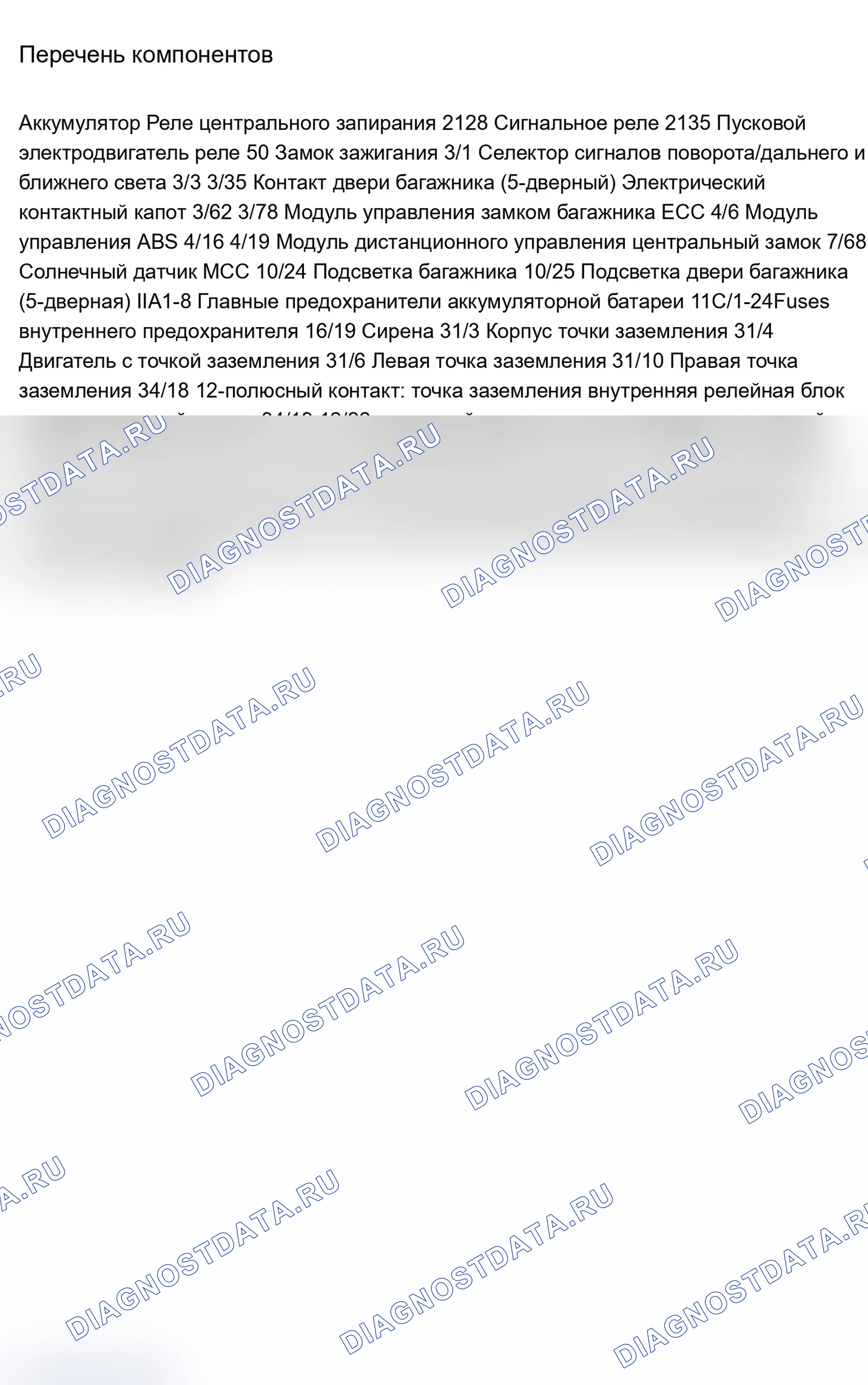 Рис. 92: электросхему 960 1995-97. Volvo 960 I рестайлинг