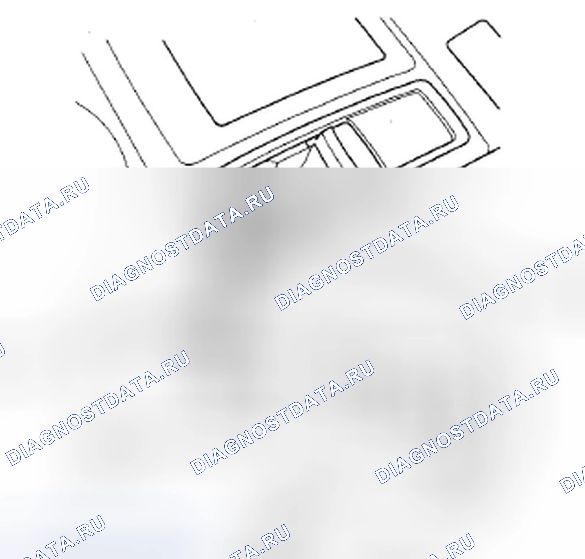 Рис. 1313: Проверка/замена разъема питания передней приставки. Acura ZDX I