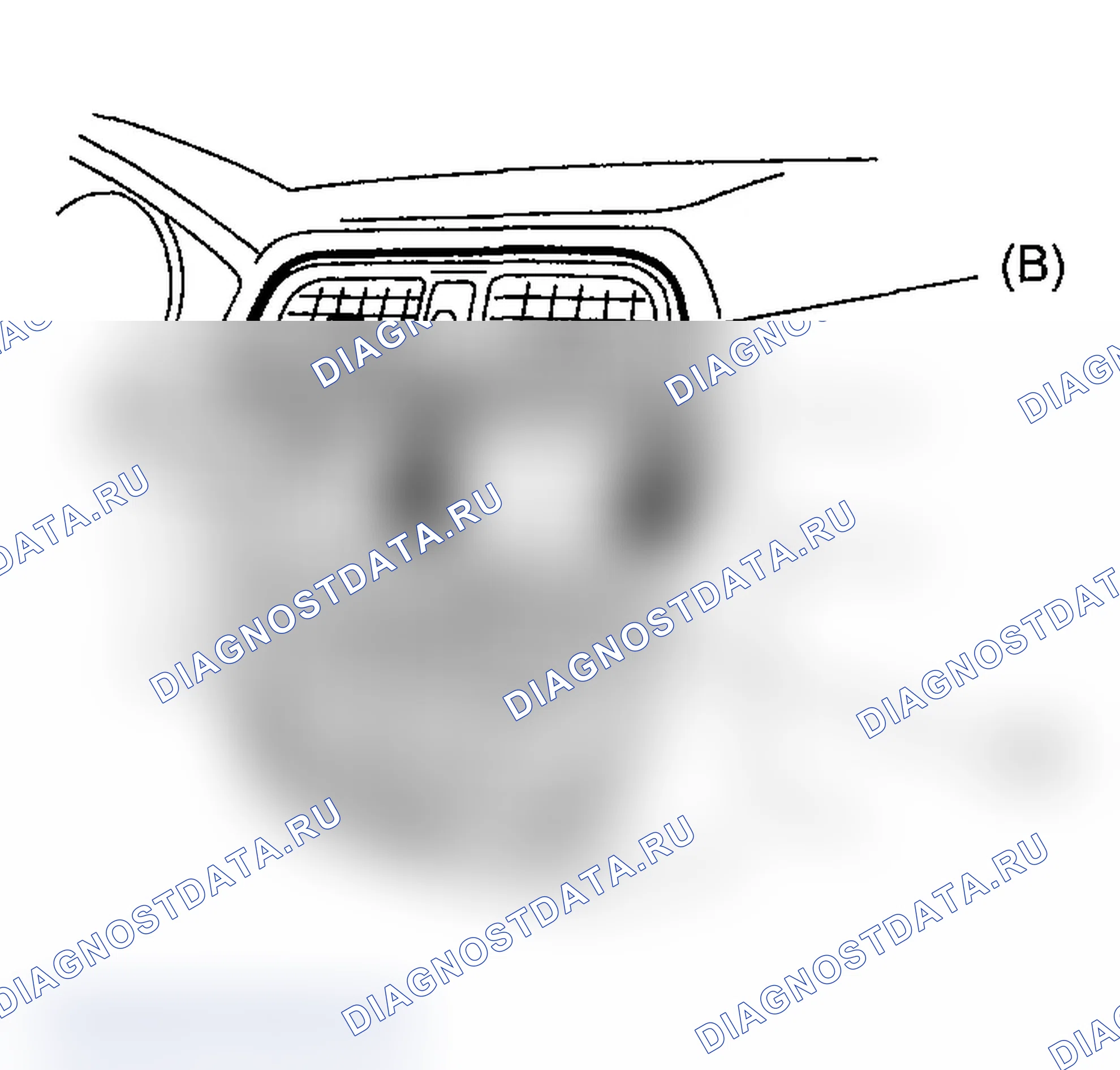 Рис. 34: ЦЕНТРАЛЬНАЯ РЕШЕТКА. Subaru Impreza WRX GD/GG рестайлинг