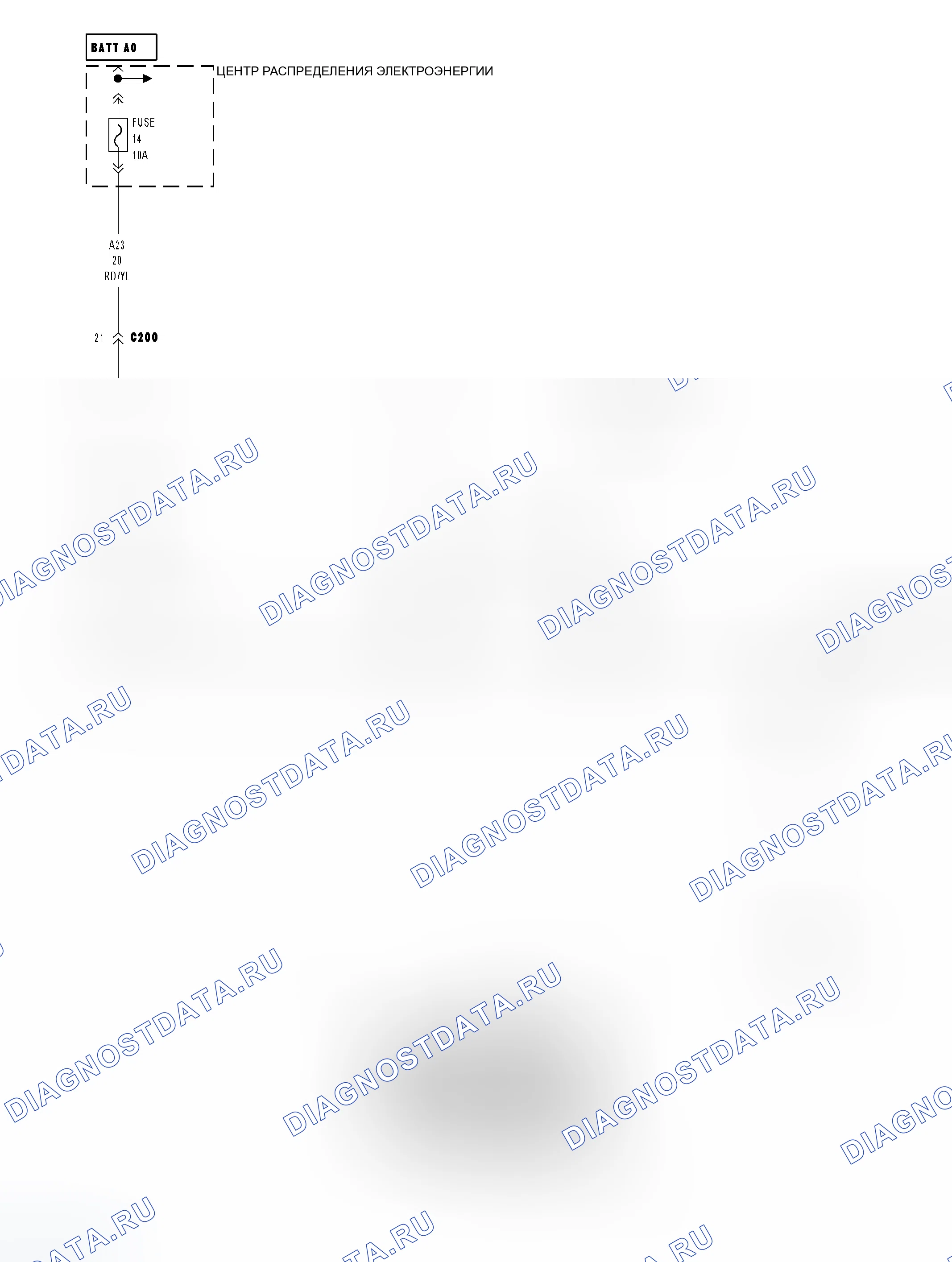 Рис. 94: Принципиальная схема. Dodge Magnum I