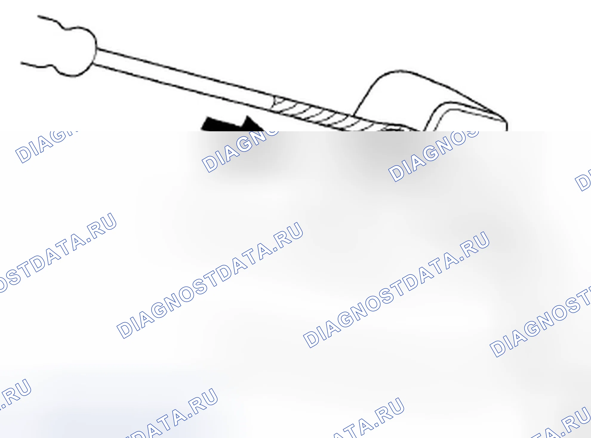 Рис. 38: Снятие/установка рукоятки грейфера. Honda Insight ZE2