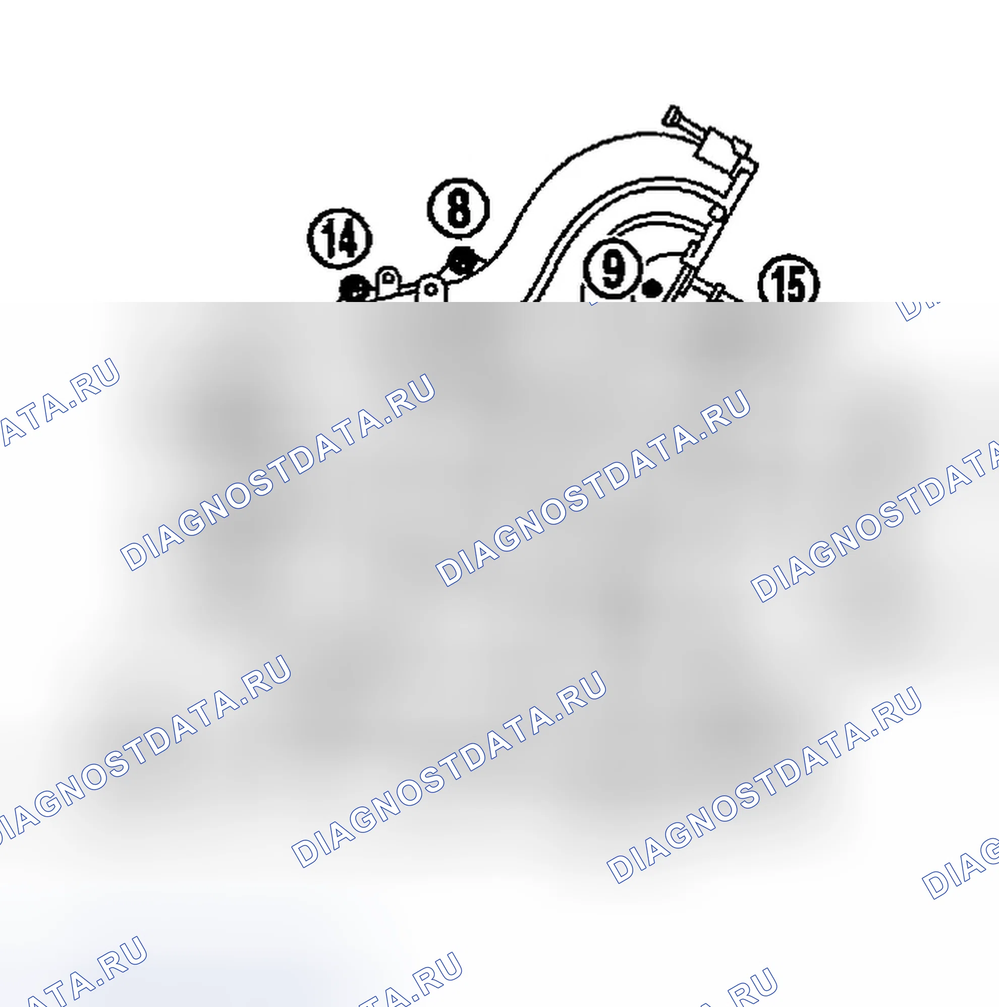 Рис. 285: Коллектор впускного коллектора (верхний). Infiniti FX35 I