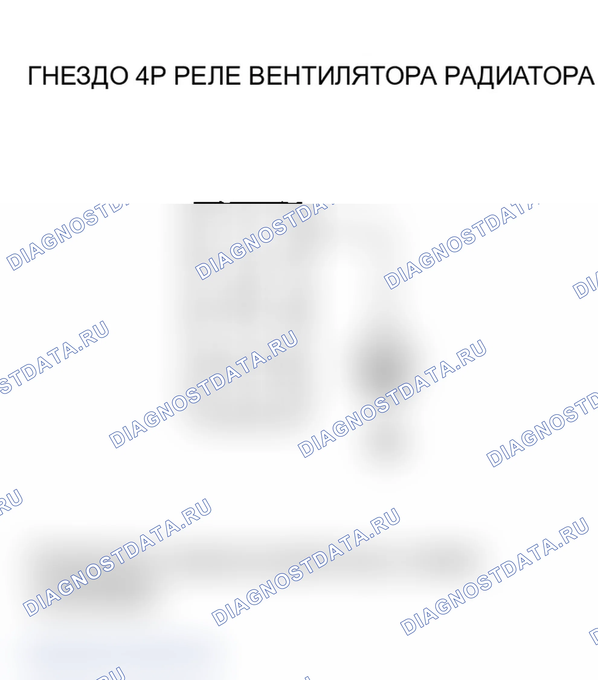 Рис. 3: Устранение неисправностей высокоскоростной цепи радиаторного вентилятора. Acura MDX I