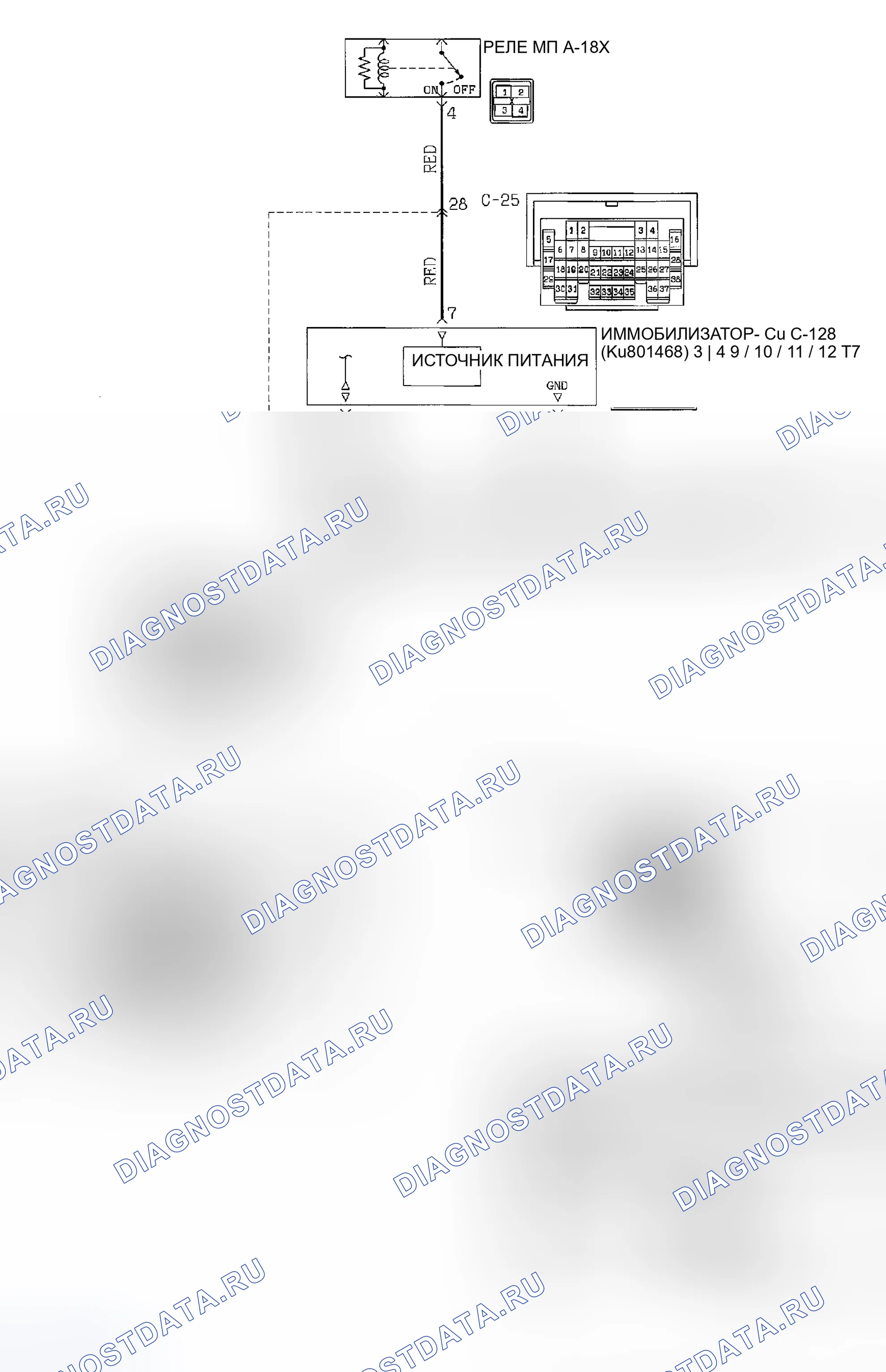 Рис. 25: ПРОЦЕДУРА КОНТРОЛЯ 1: Связь с сканирующим прибором MB991502 невозможна.. Dodge Stratus II рестайлинг