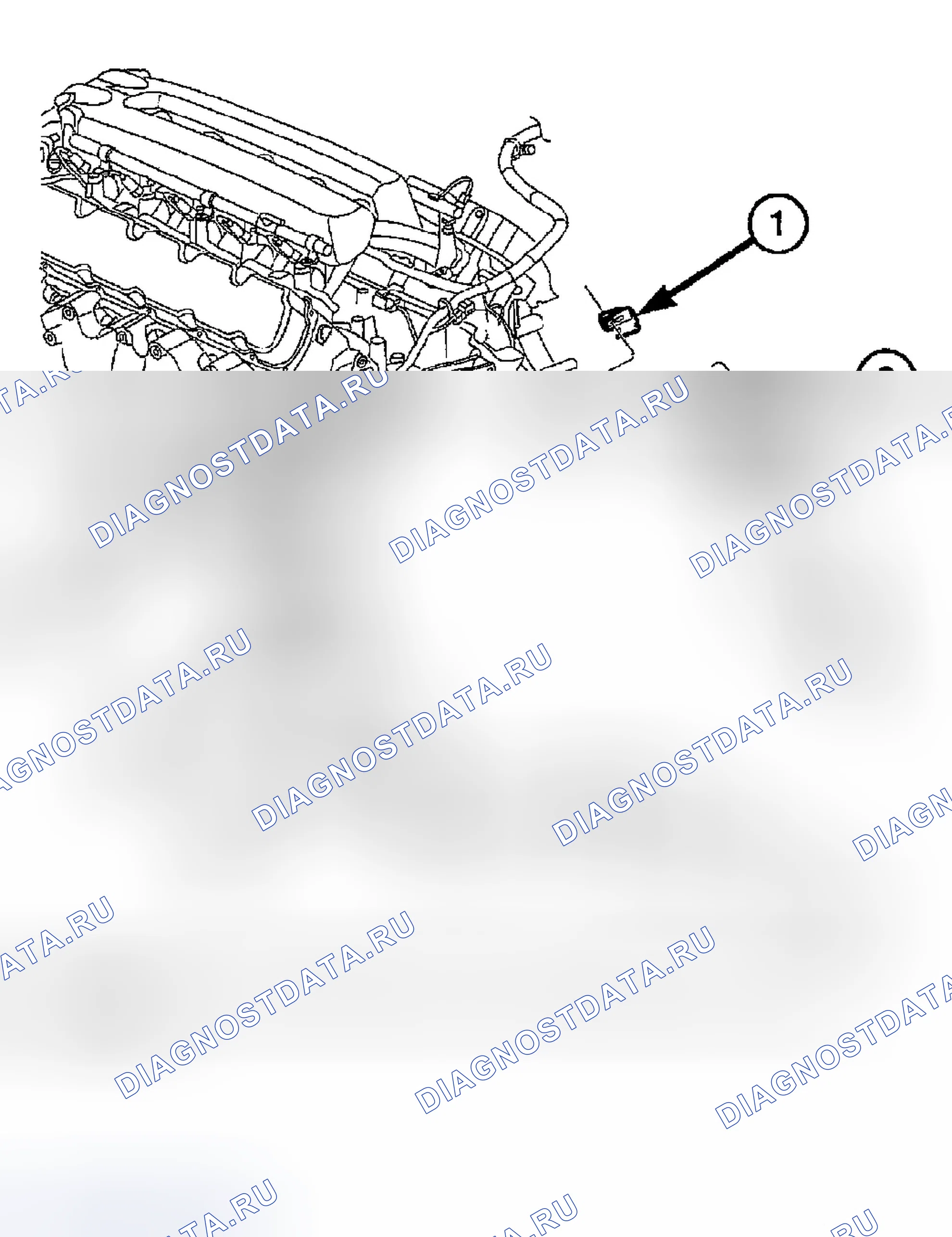Рис. 566: ДЕМОНТАЖ - ДВИГАТЕЛЬ В СБОРЕ. Dodge Pickup R1500 