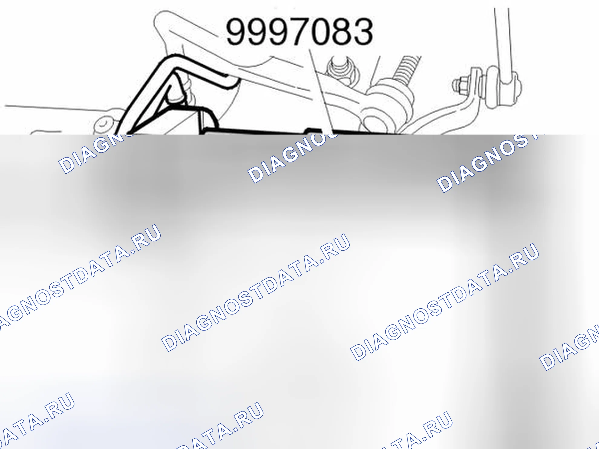 Рис. 58: Снятие ограничителя. Volvo S80 I