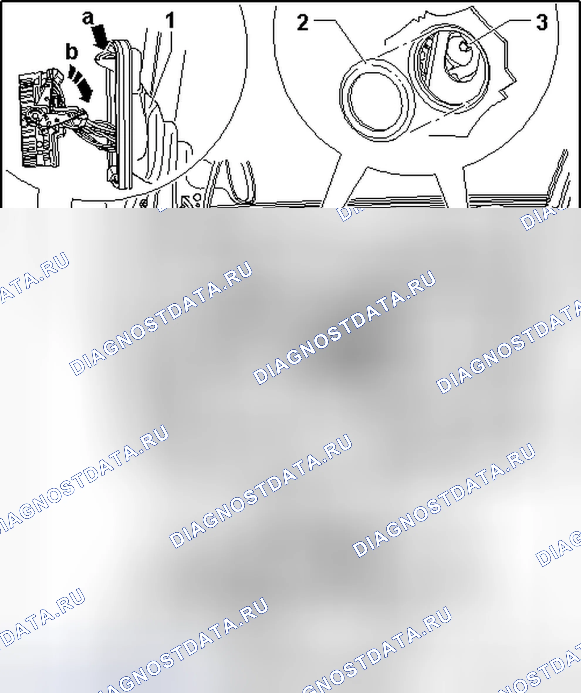Рис. 102: ПОДРАМНИК. Volkswagen Passat B6