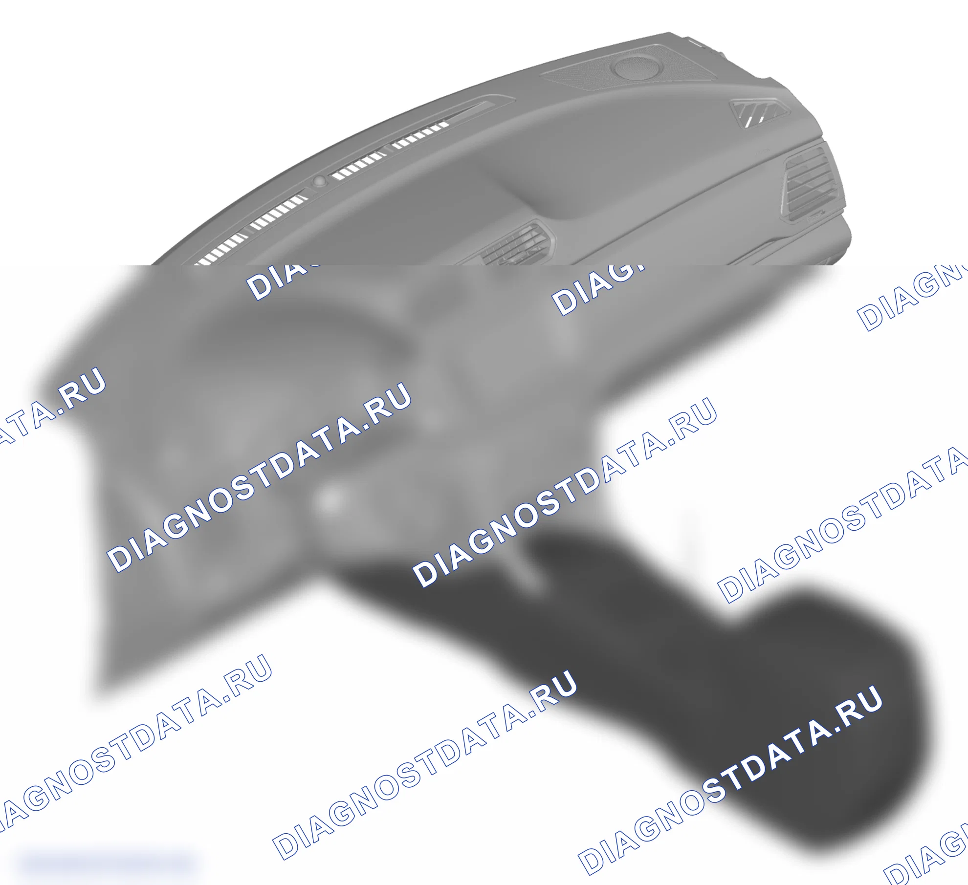 Схема расположения центральной консоли — Haval H2. Haval H2 I